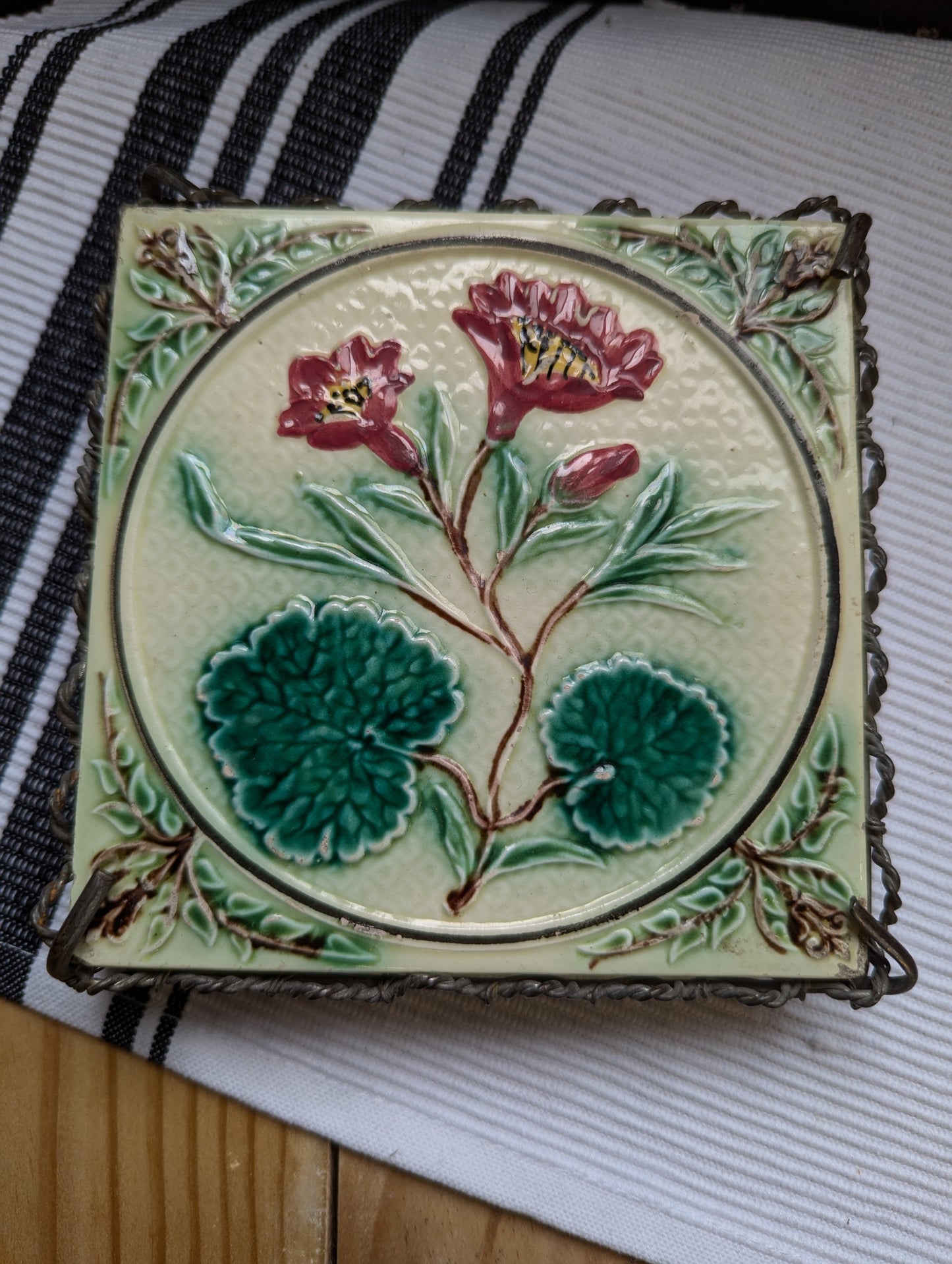 Green Trivet/Hot Plate