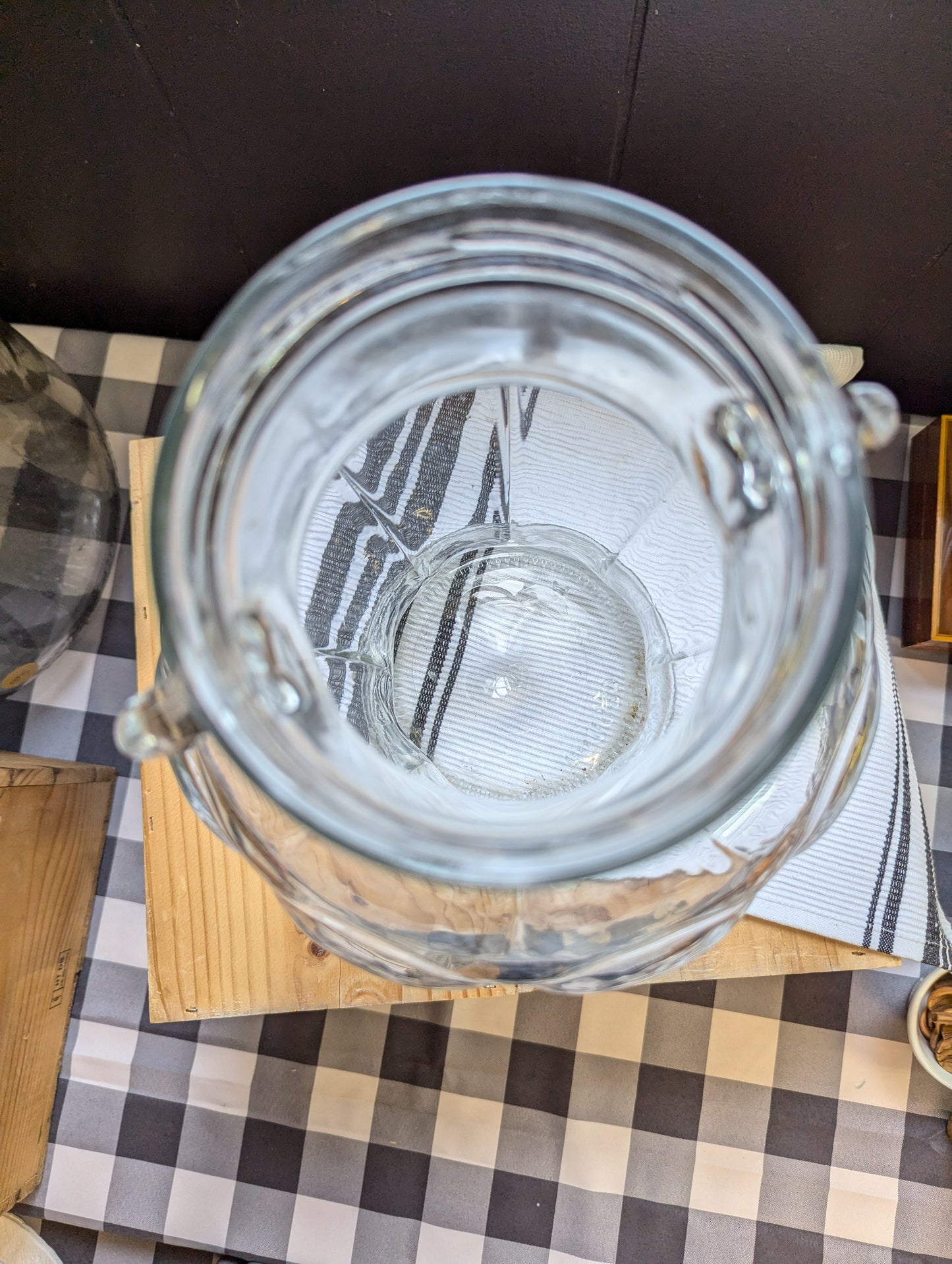 Tall Glass Urn/Vase