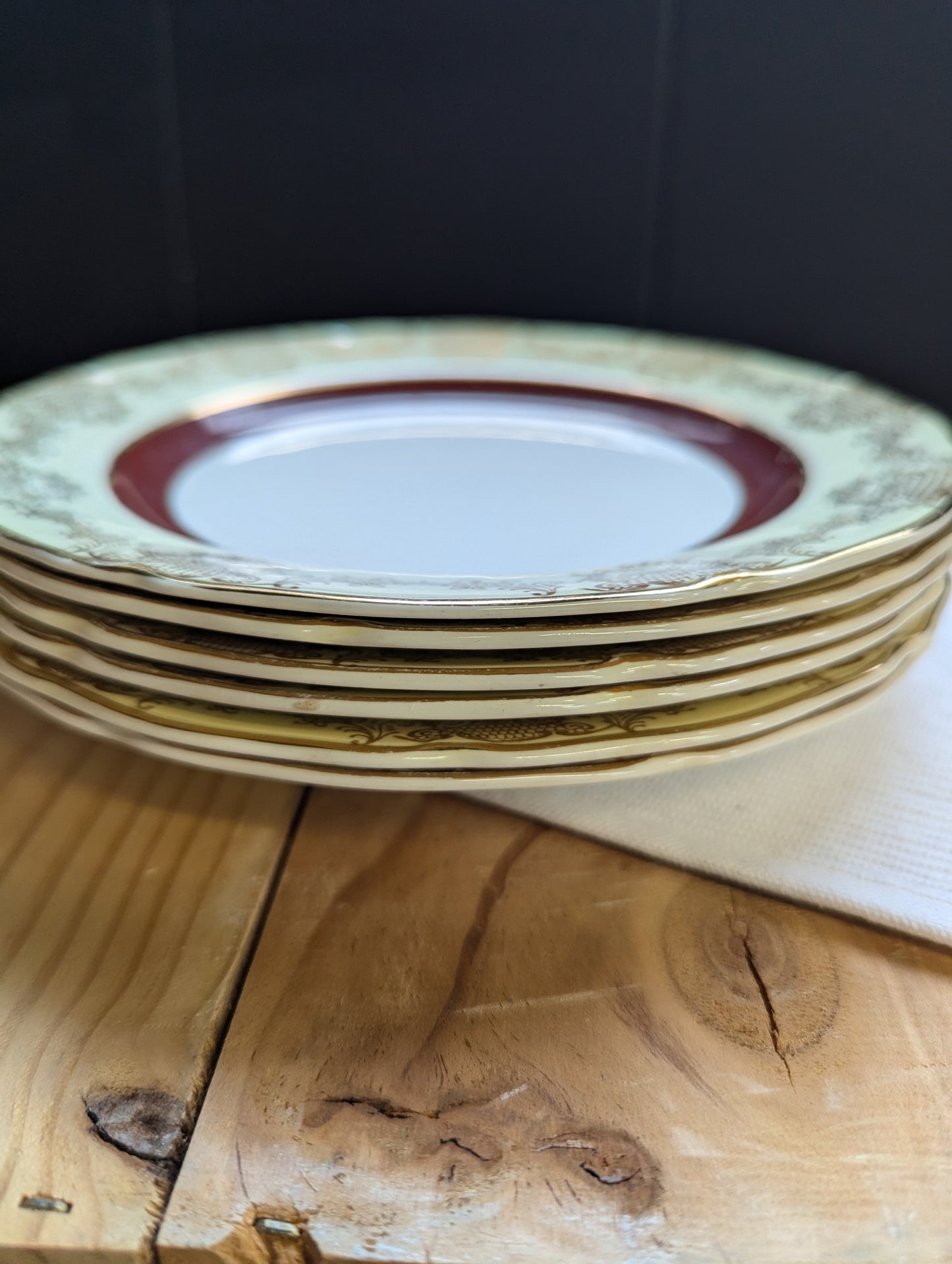 Burslem "Midwinter" Dinner Plates