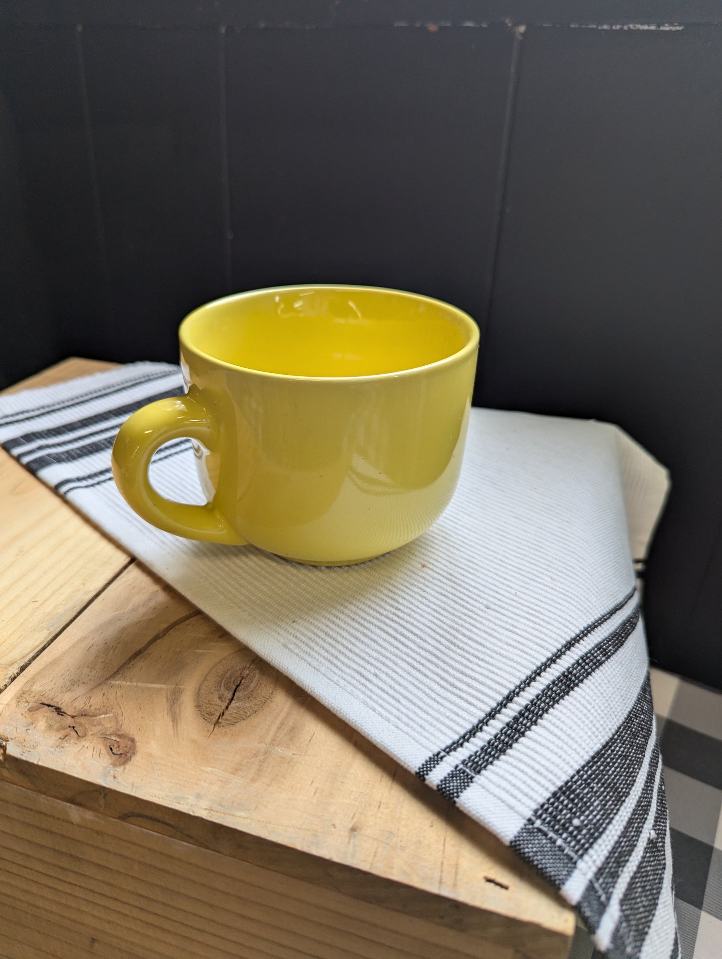 Yellow Cappuccino Cup
