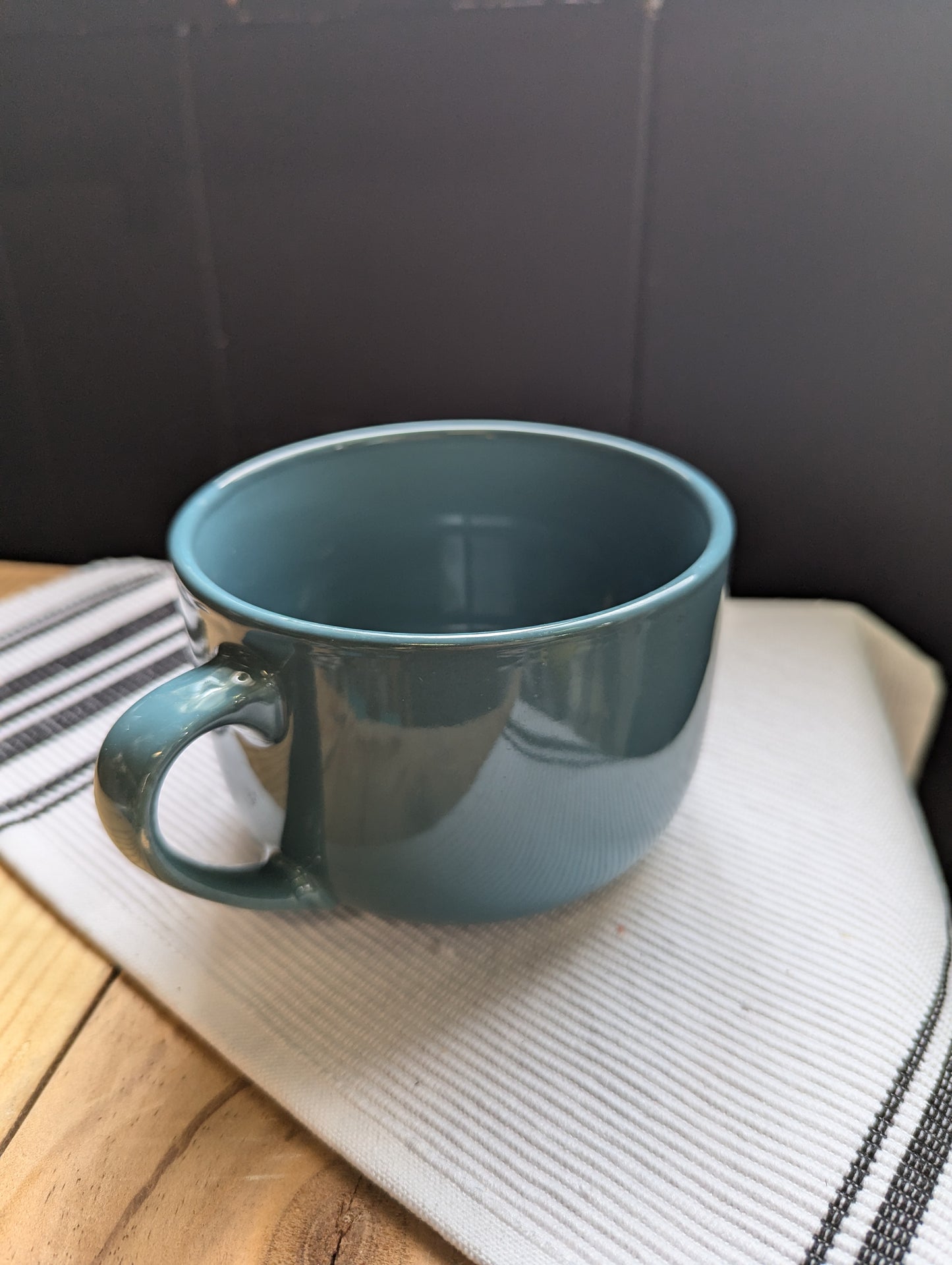 Teal Cappuccino Cup