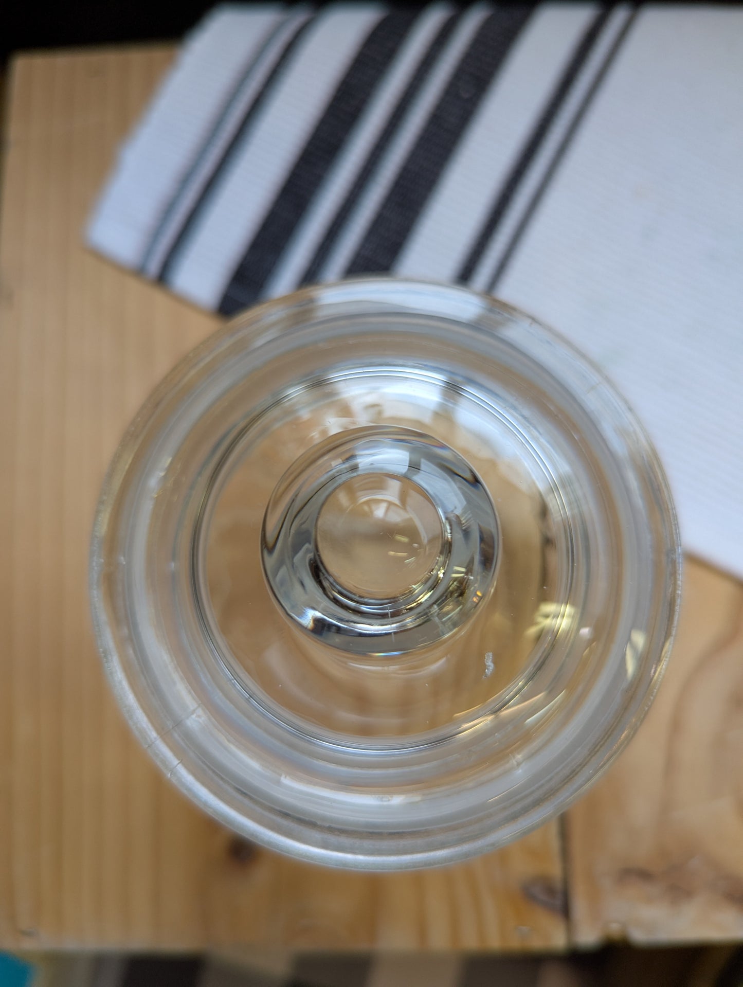 Embossed Glass Apothecary Jars