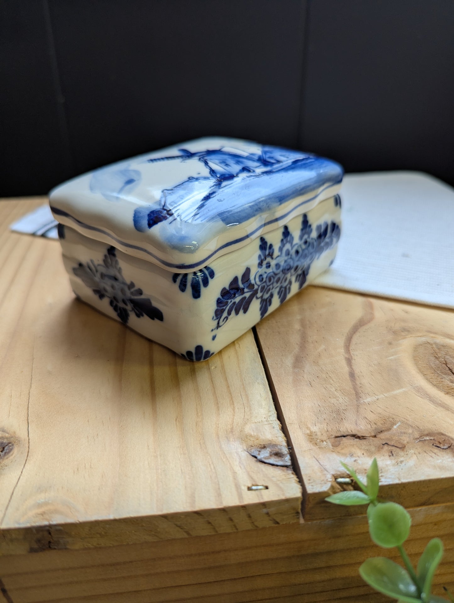 Delft Blue Trinket Box