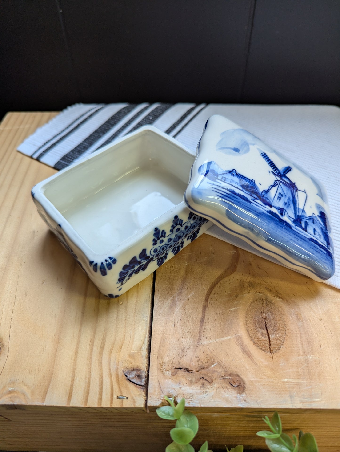 Delft Blue Trinket Box