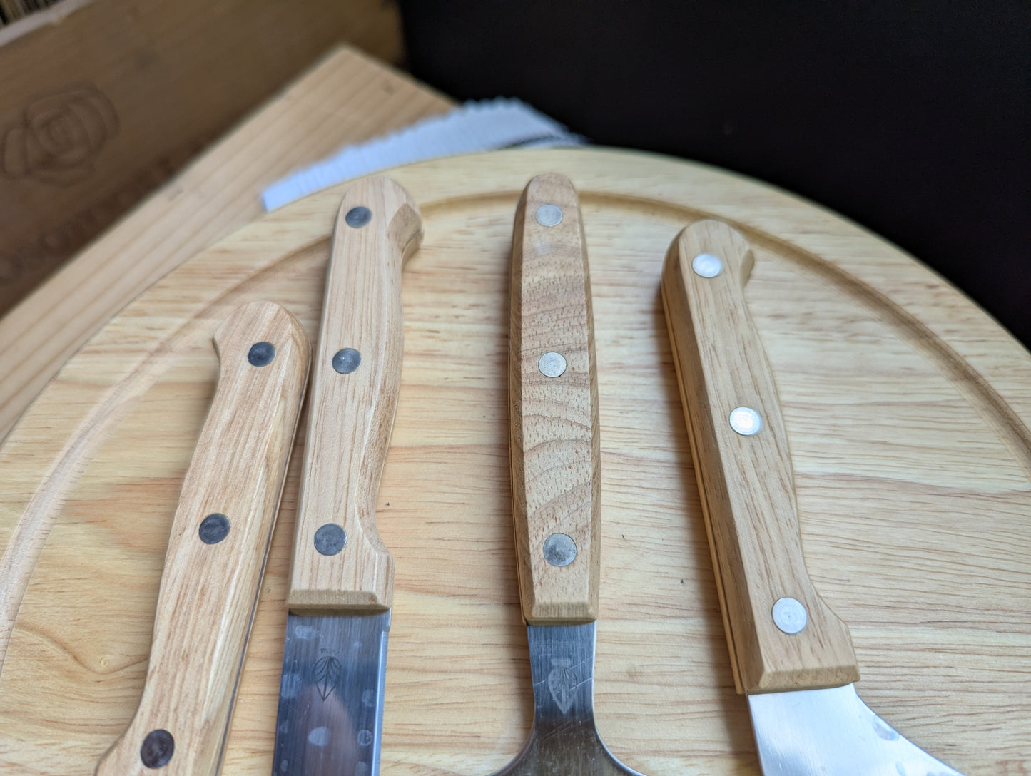 Toscana Rubberwood Cheese Board and Knife Set