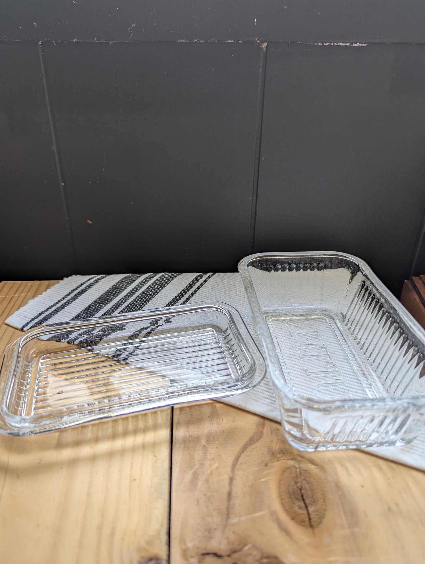 Glass Butter Dish