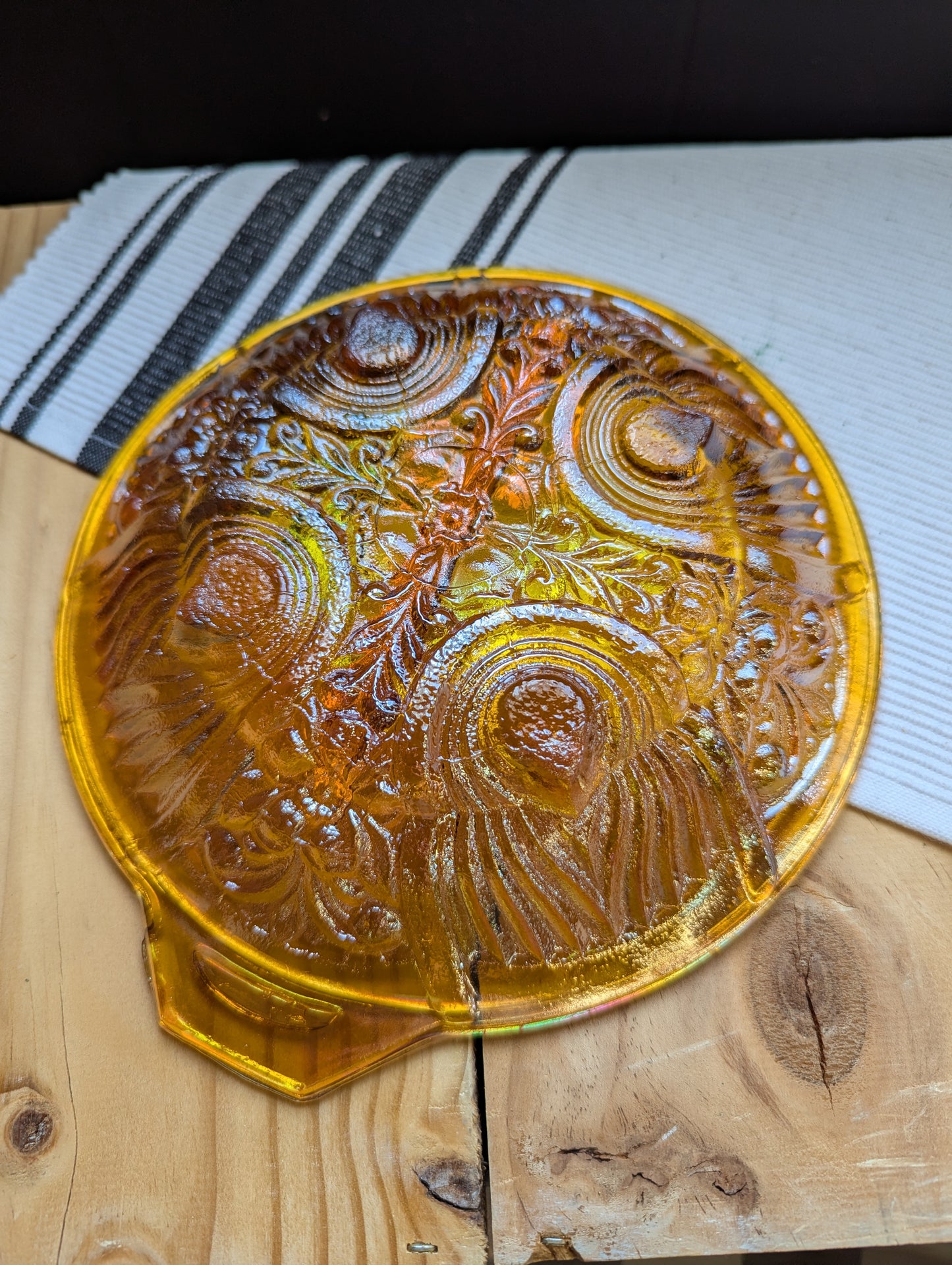 Indiana Glass King's Crown Divided Dish