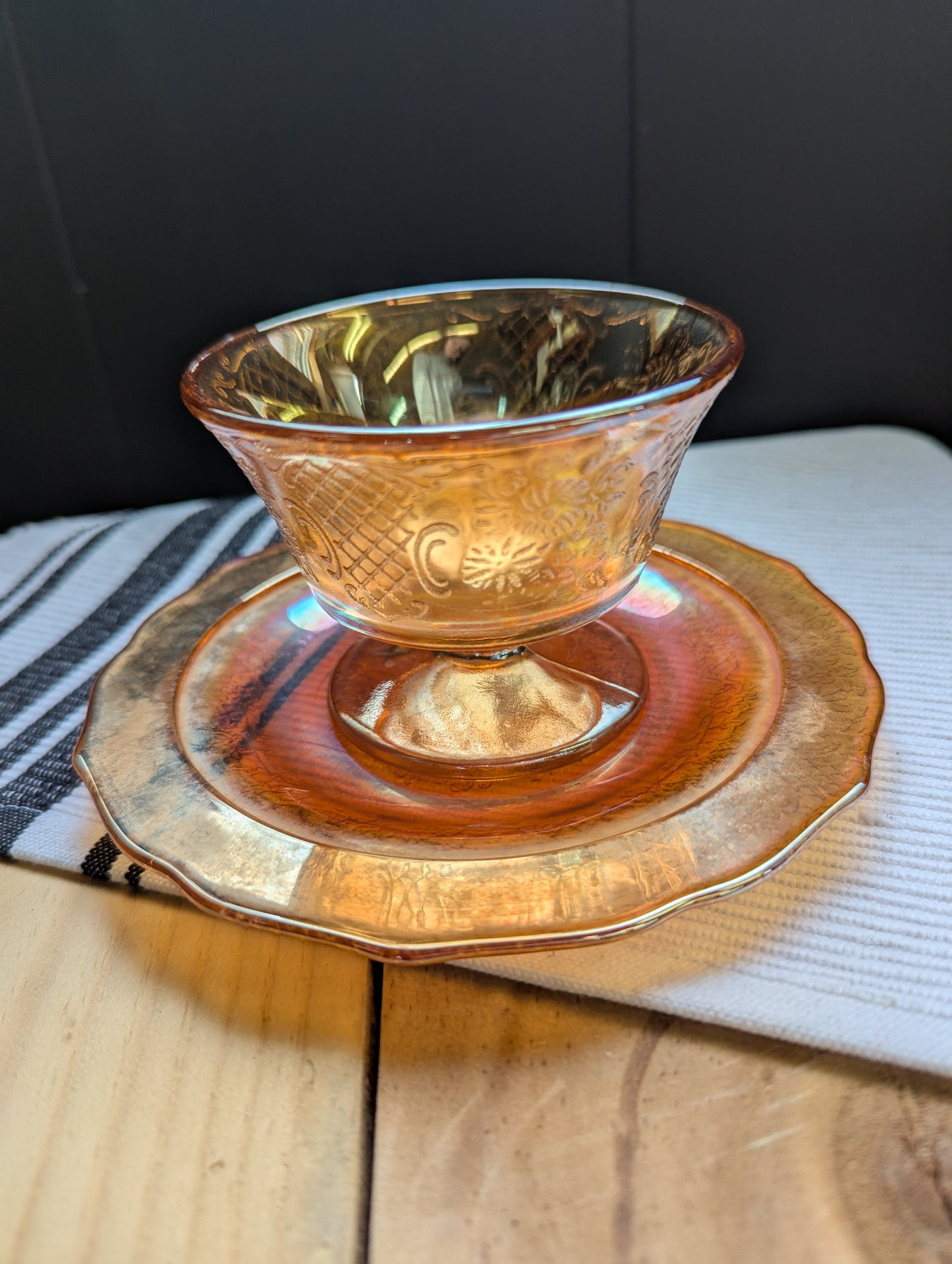Federal Glass Company Normandie Glass Dessert Cup