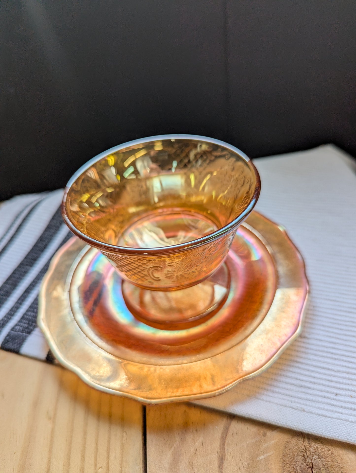 Federal Glass Company Normandie Glass Dessert Cup