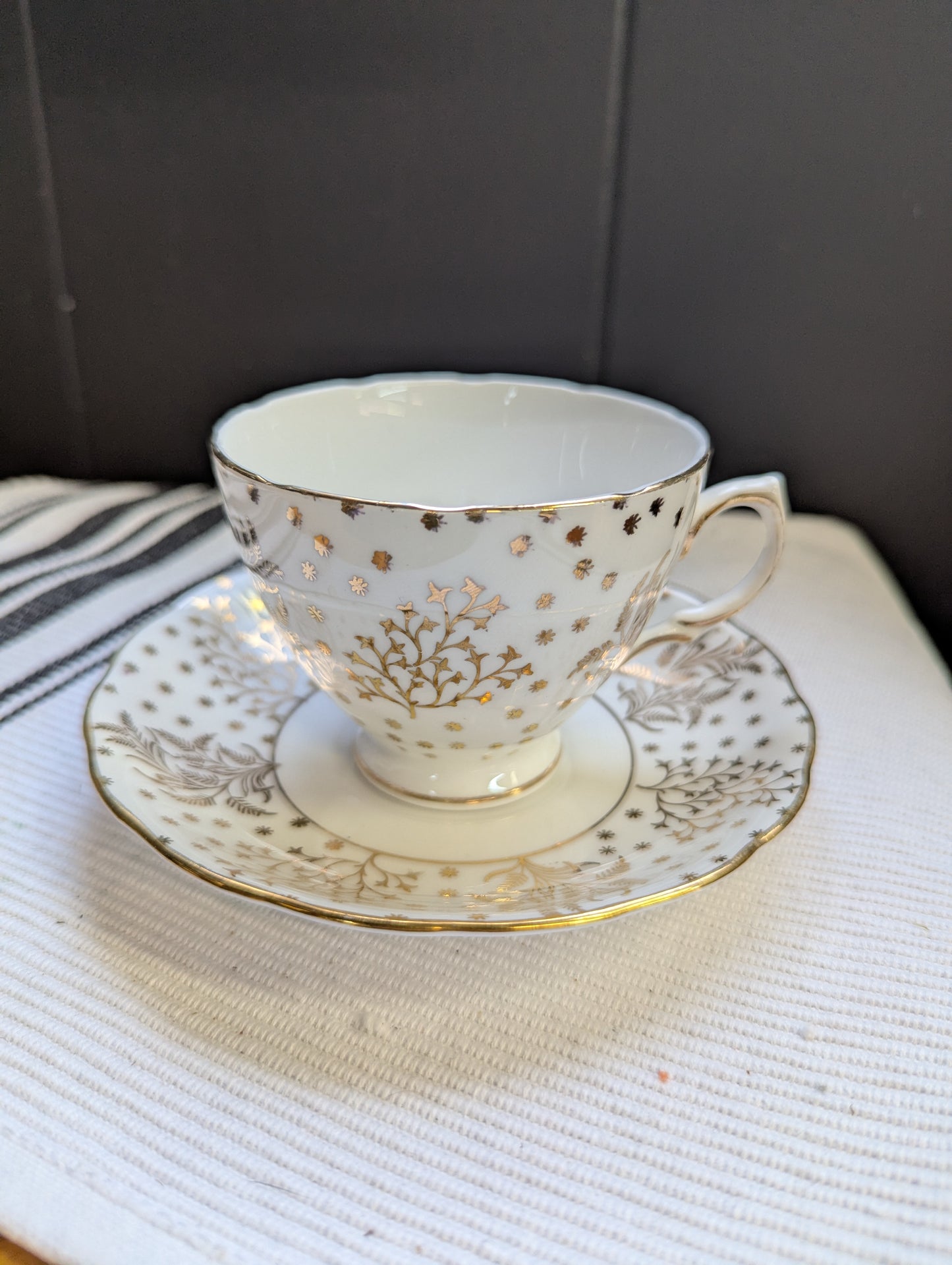 Royal Vale Queen Anne Malvern Teacup and Saucer