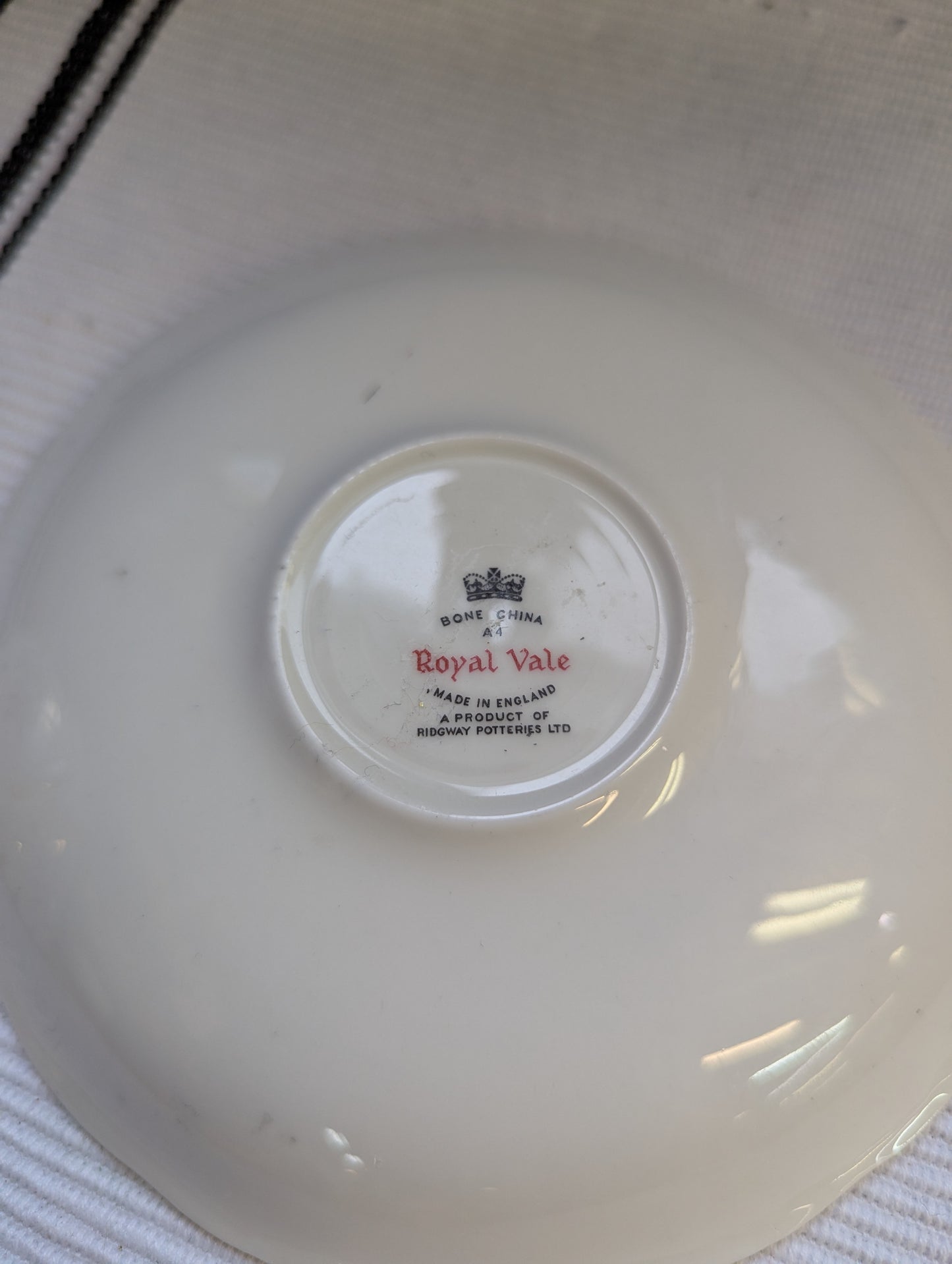 Royal Vale Queen Anne Malvern Teacup and Saucer