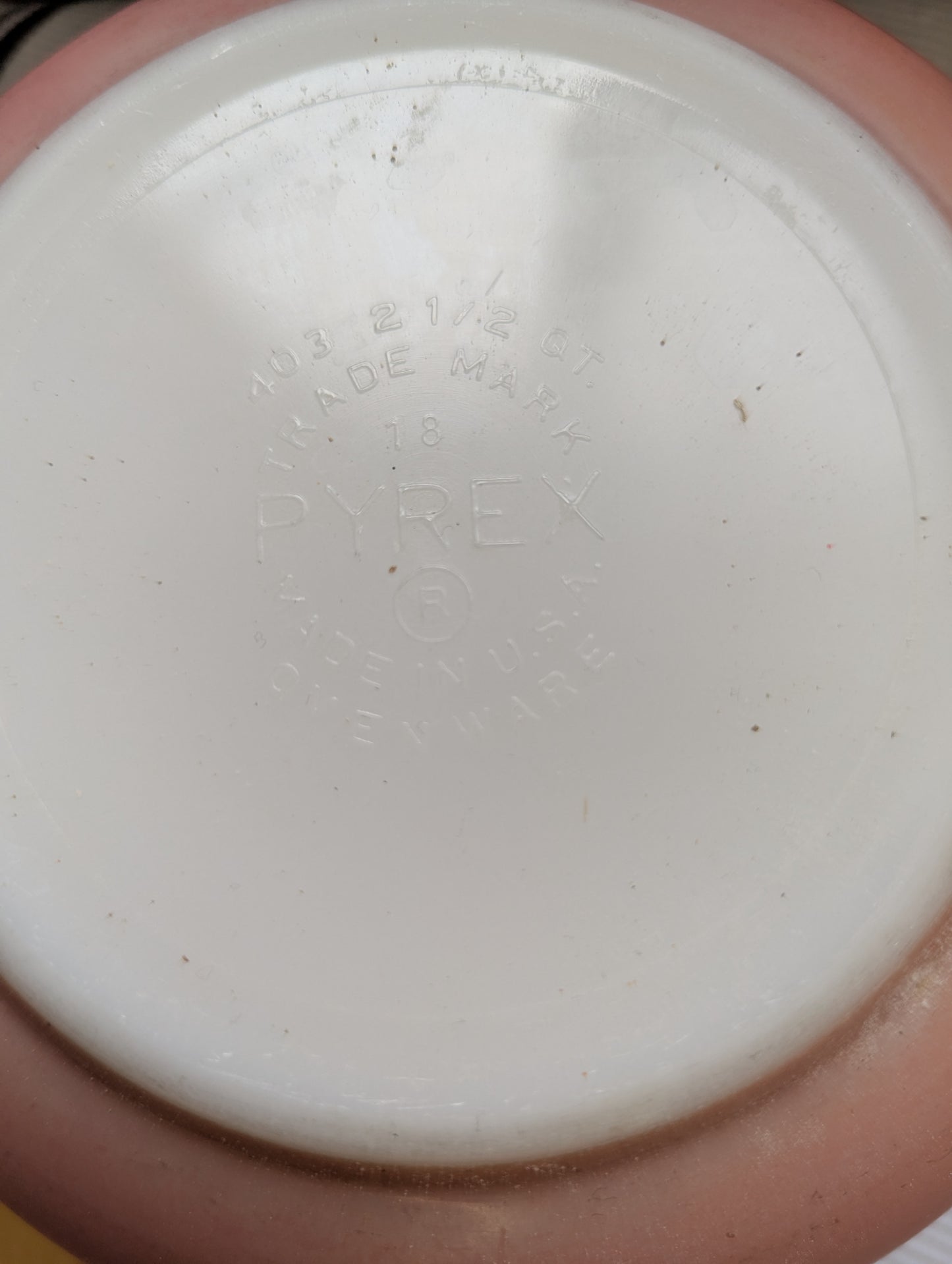 Pink Pyrex 404