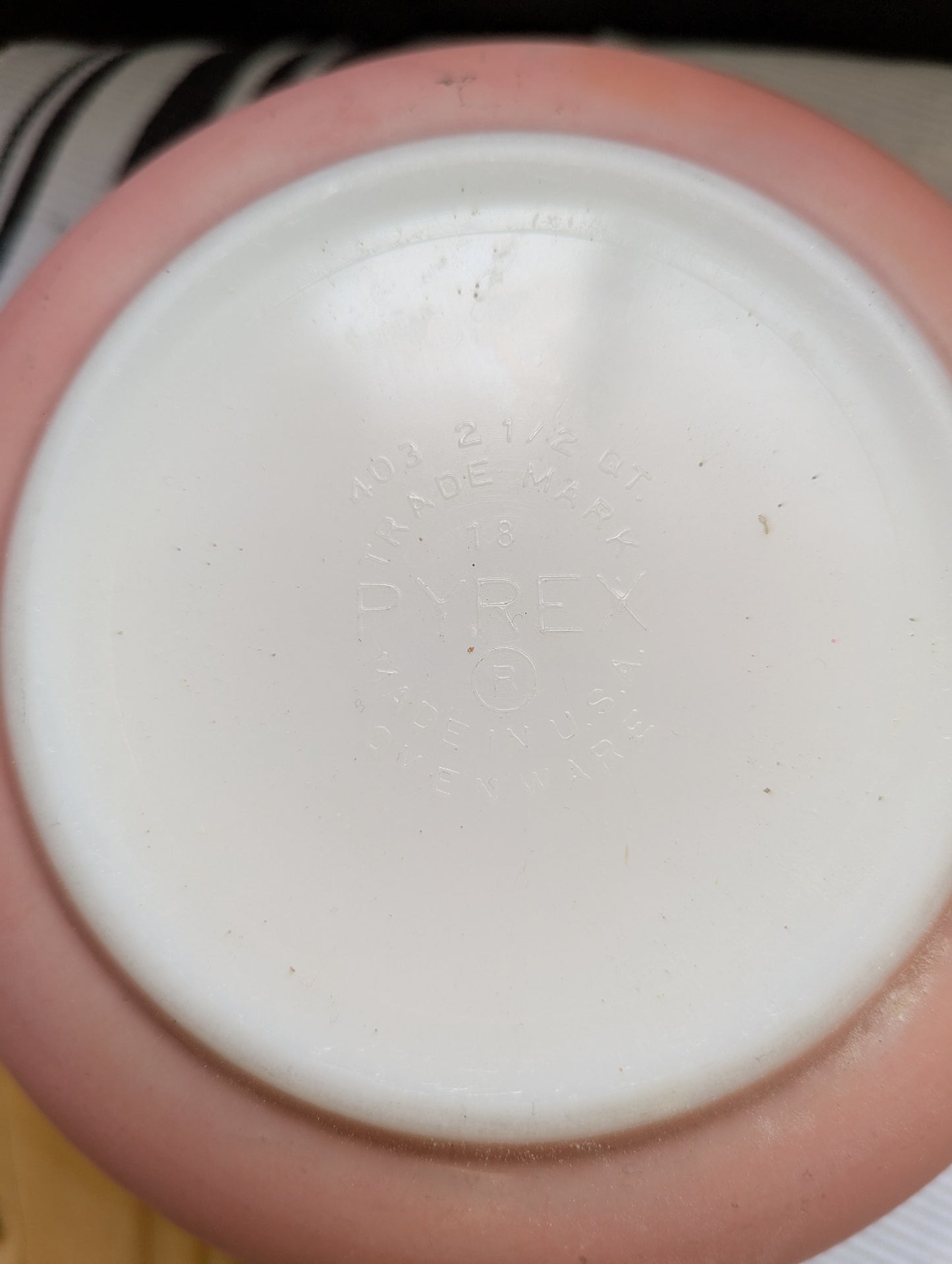 Pink Pyrex 404