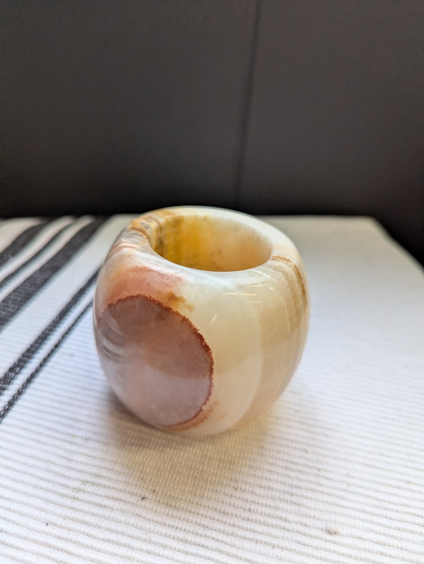 Onyx Double Sided Taper Candle Holder