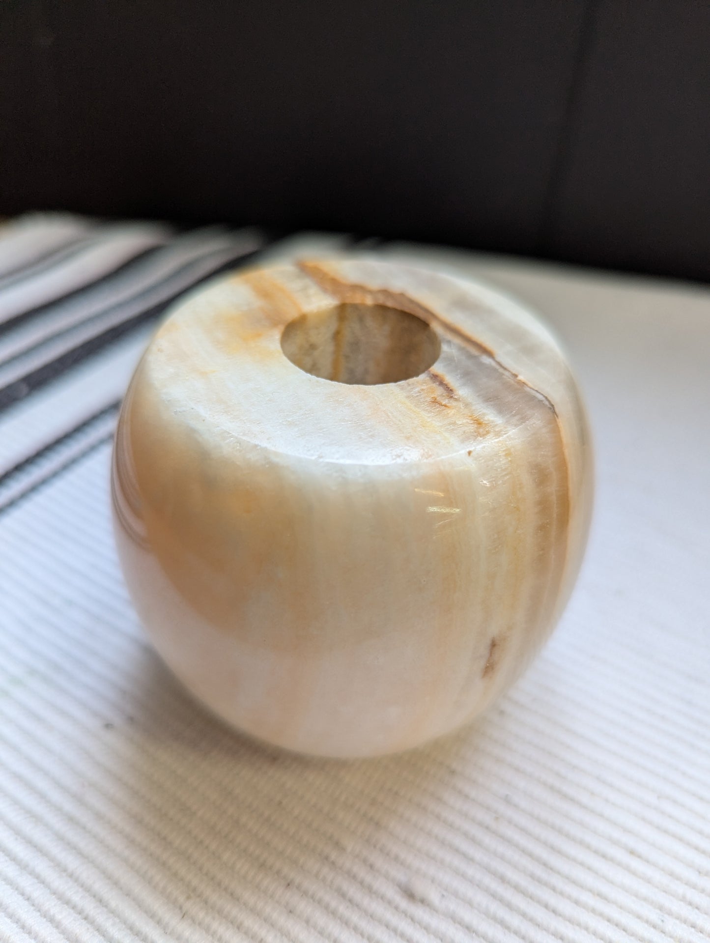 Onyx Double Sided Taper Candle Holder