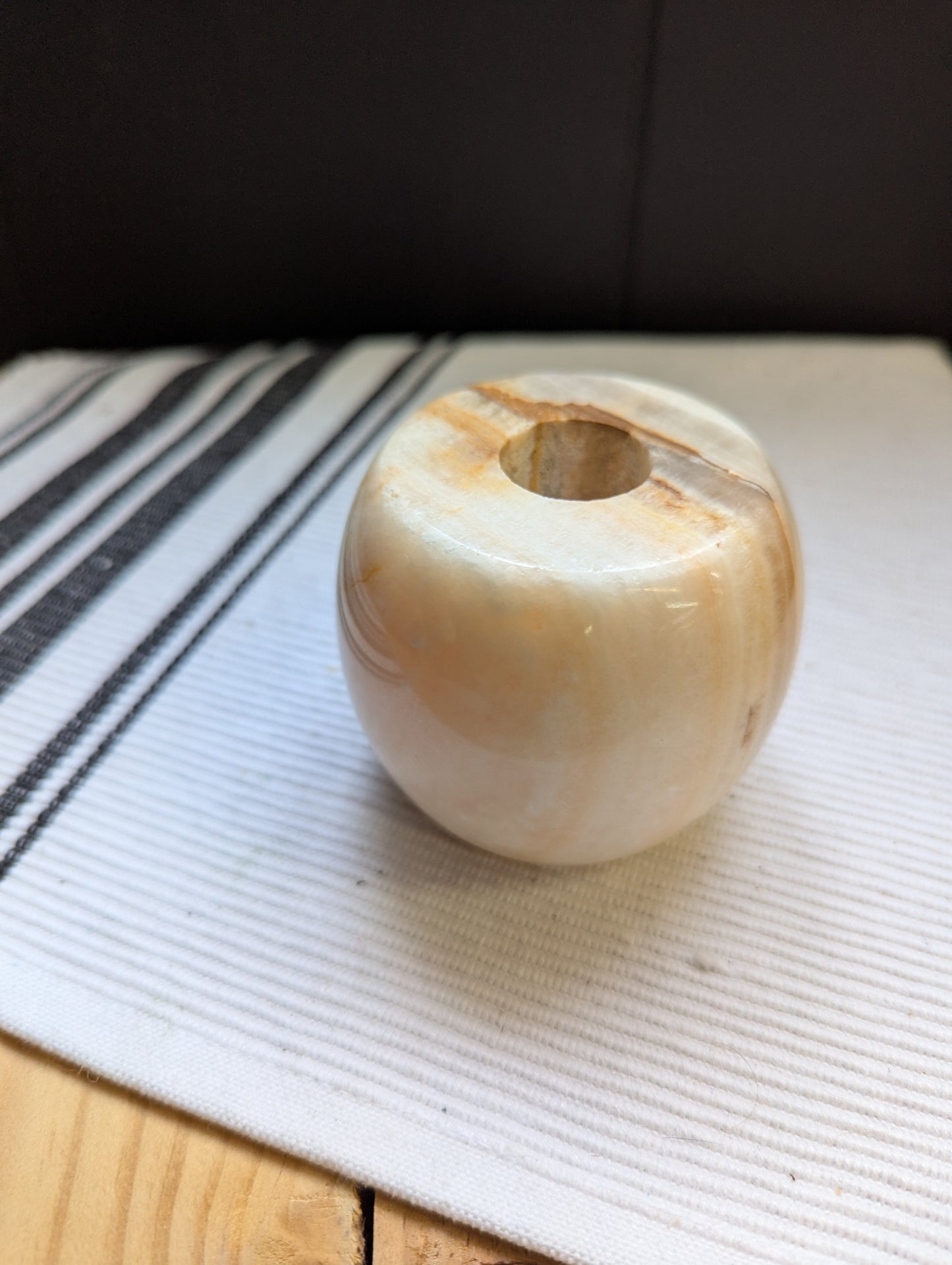 Onyx Double Sided Taper Candle Holder