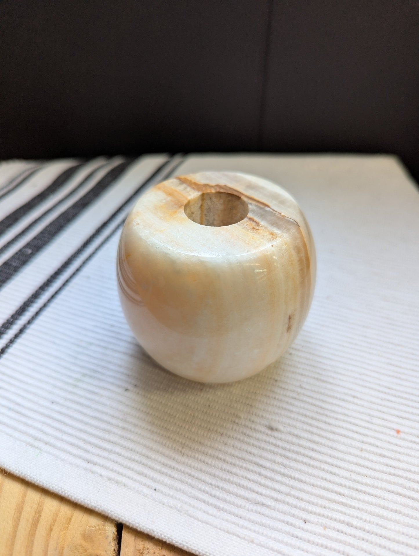 Onyx Double Sided Taper Candle Holder