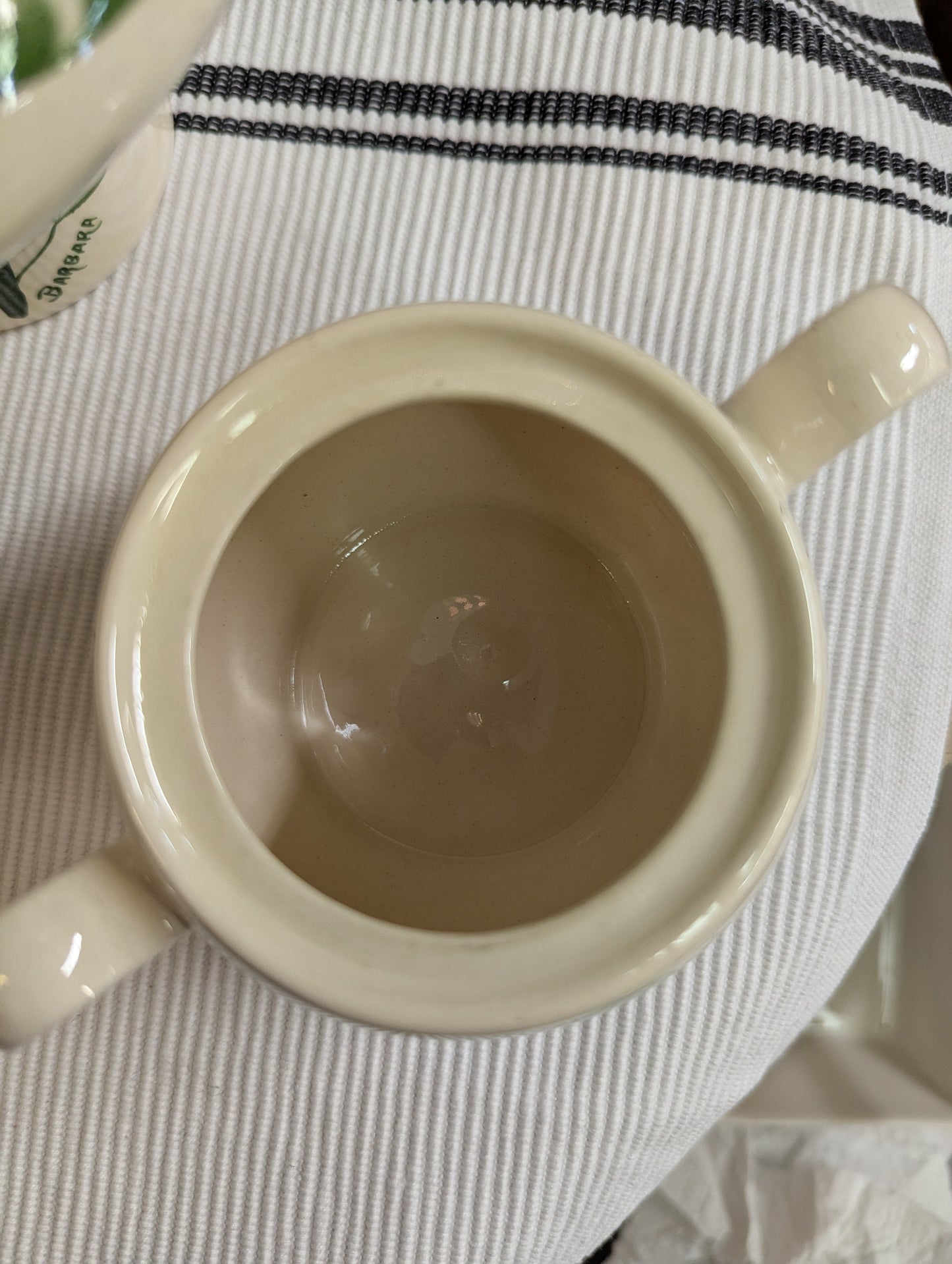 Unique Shaped Teapot, Sugar and Creamer