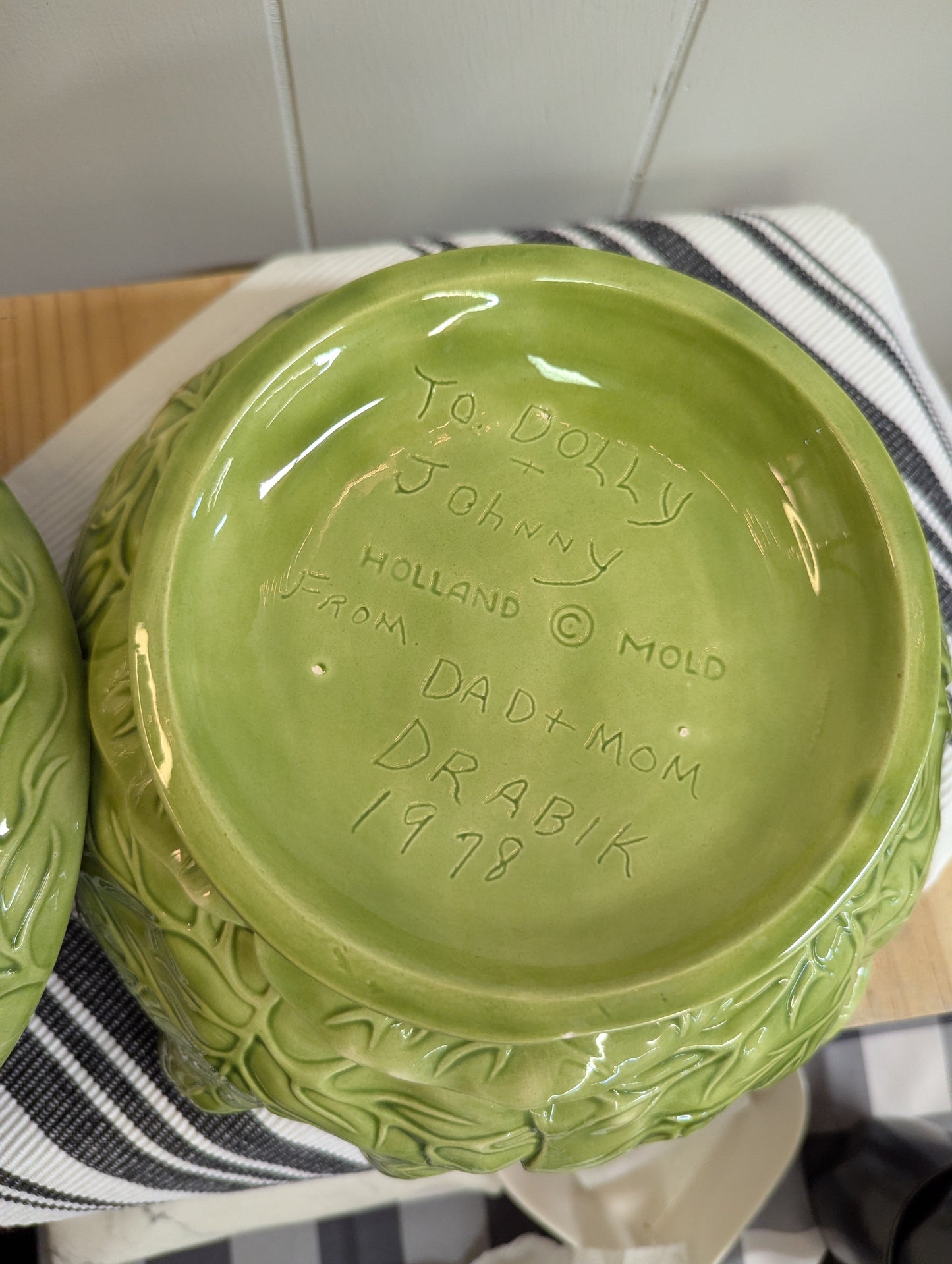 Holland Mold Majolica Cabbage Tureen