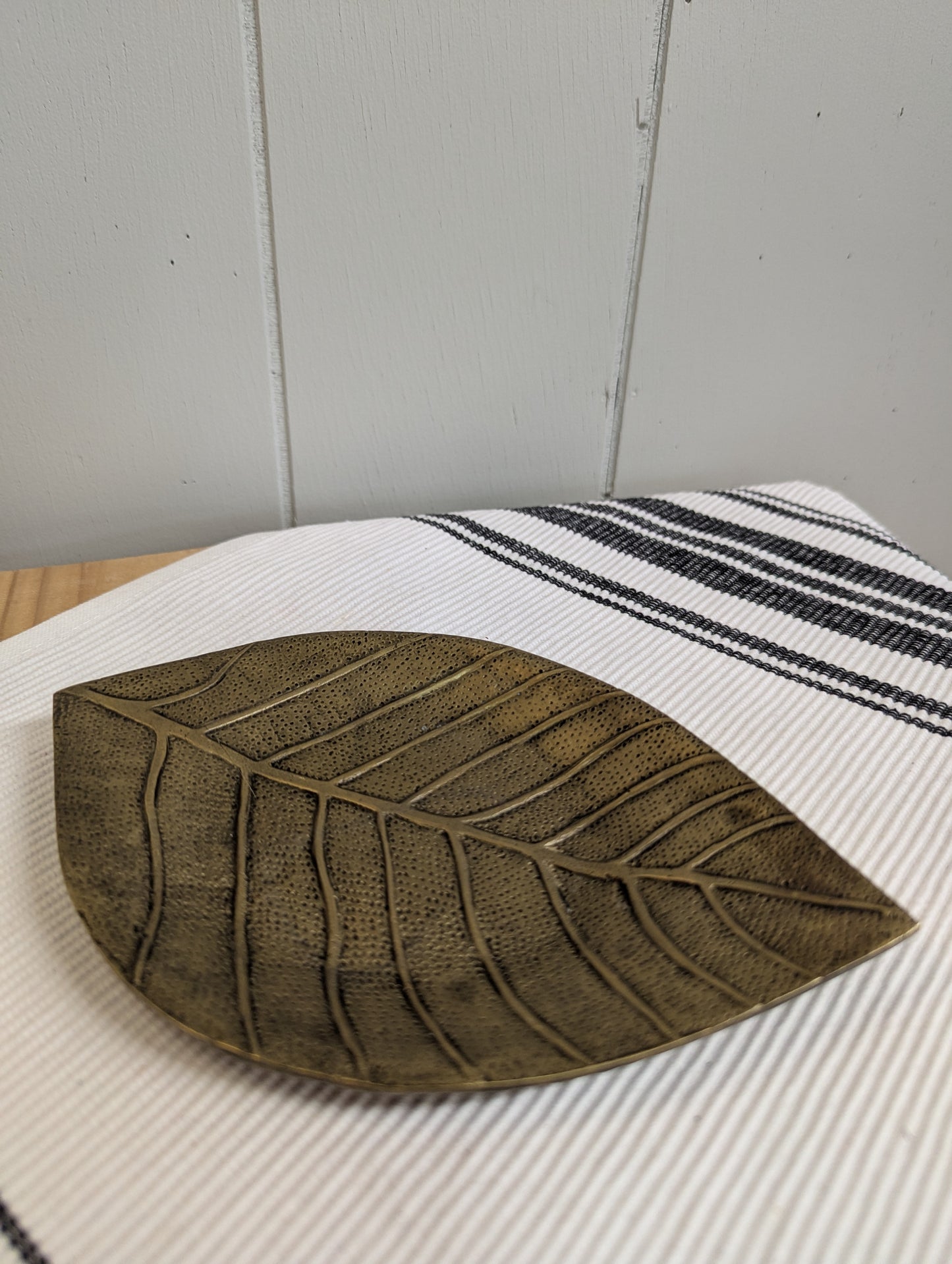 Brass Leaf Trinket Dish