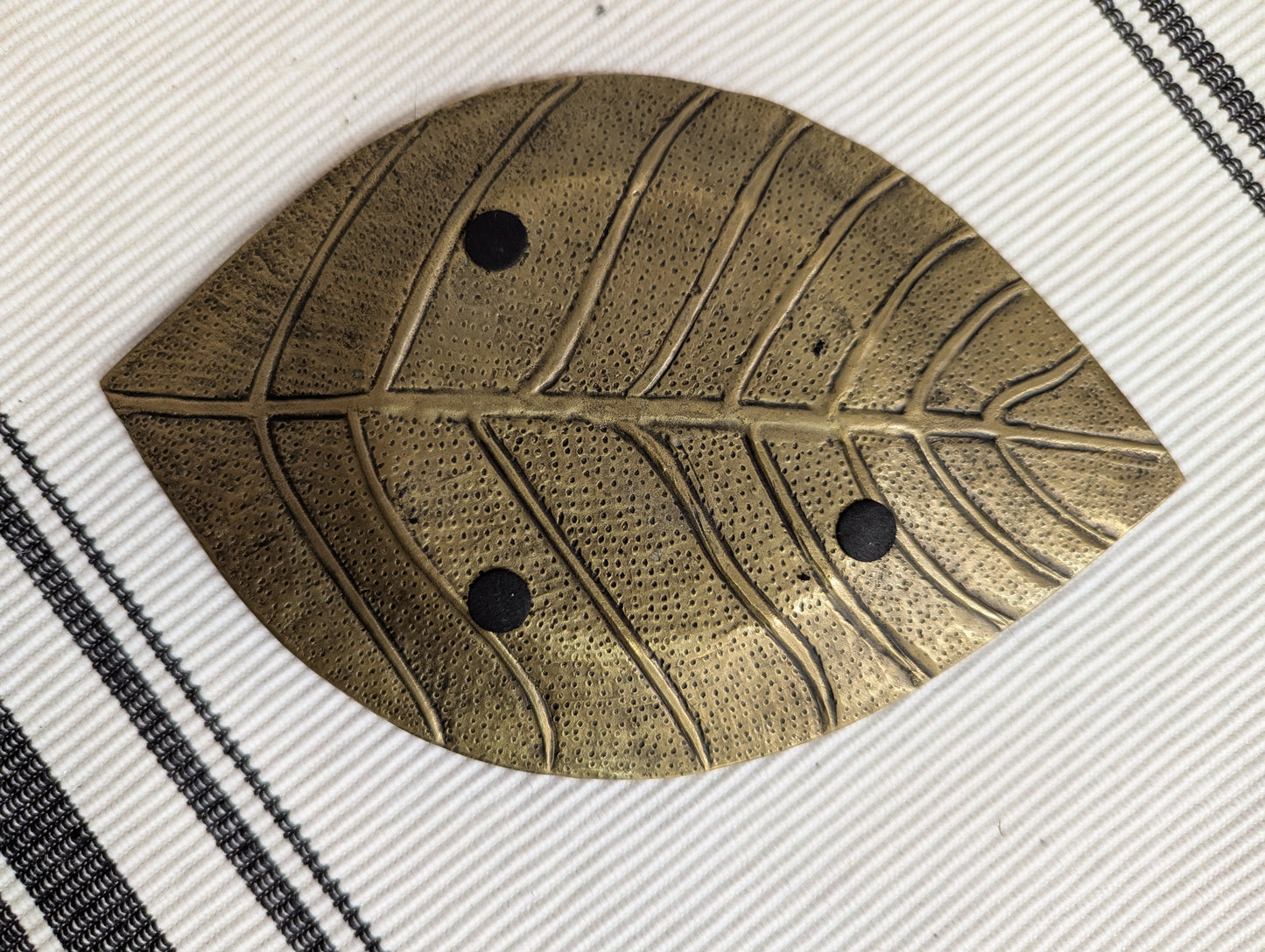 Brass Leaf Trinket Dish