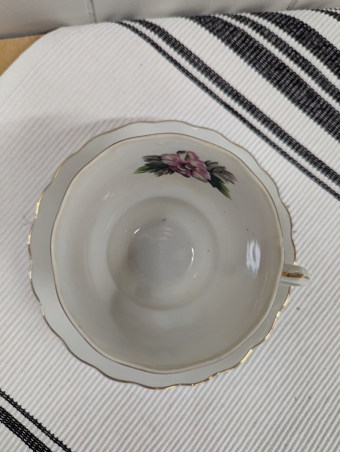 YMK Sketched Teacup and Saucer