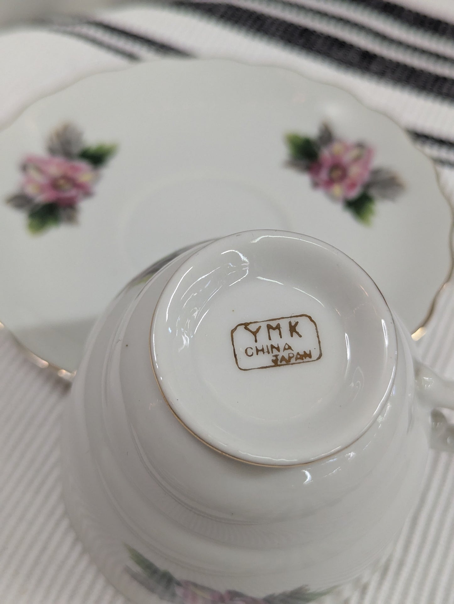 YMK Sketched Teacup and Saucer