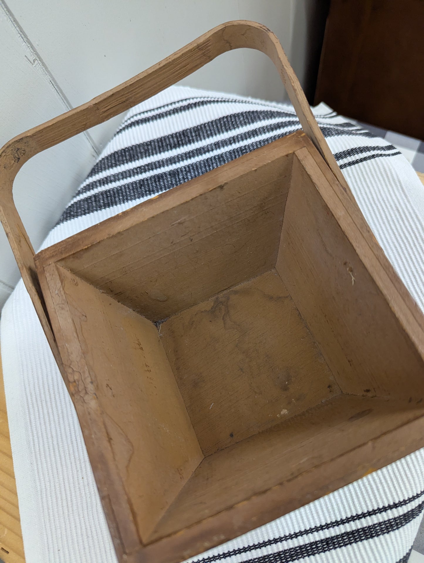 Small Wooden Seed Basket