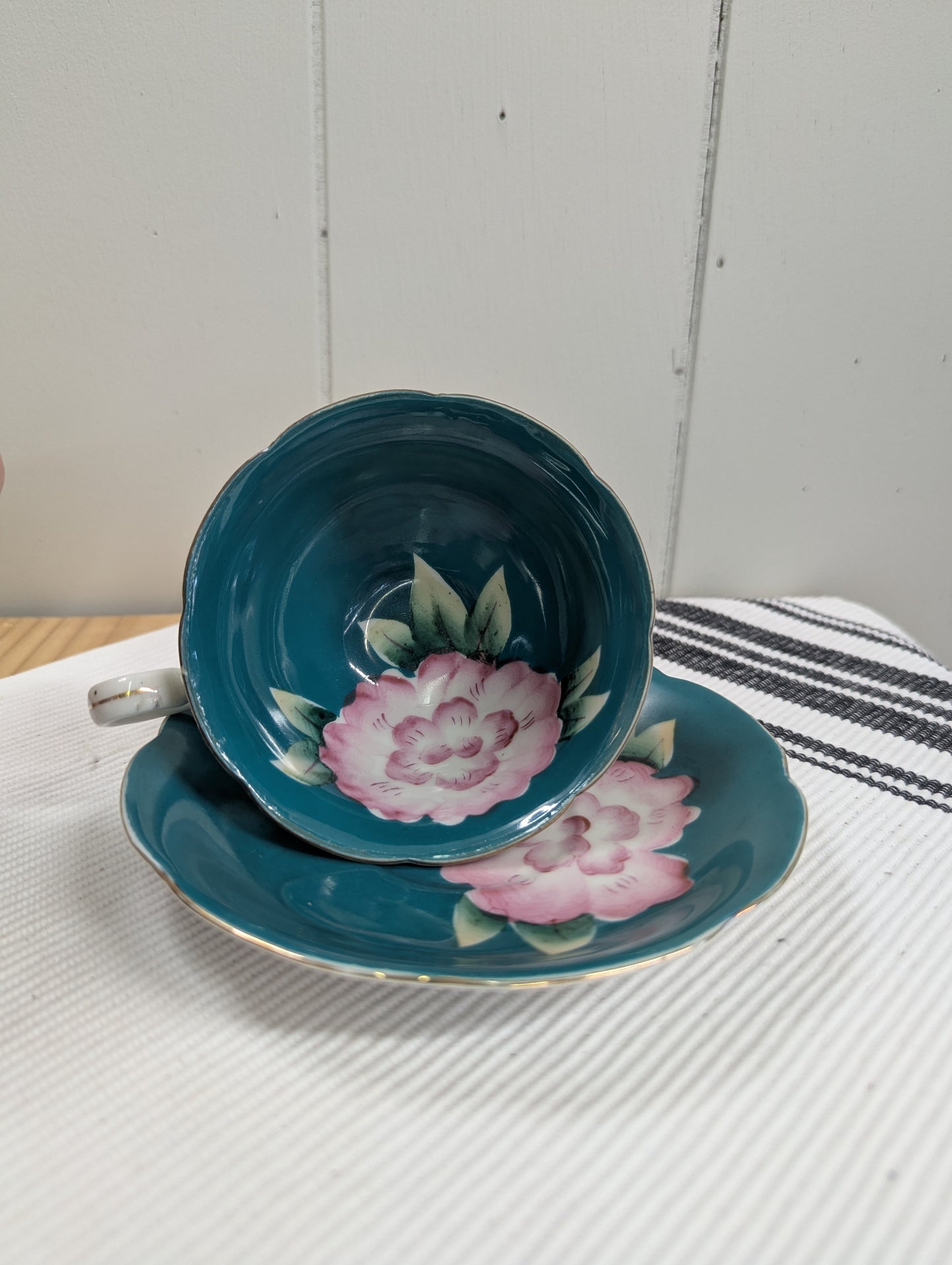 Shafford Teacup and Saucer