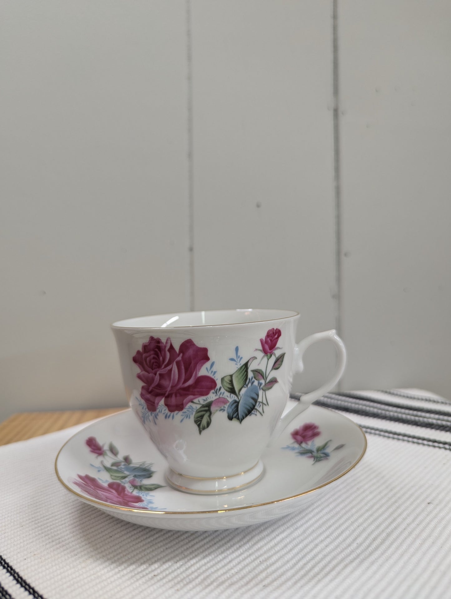 Nanjing Pagoda Teacup and Saucer