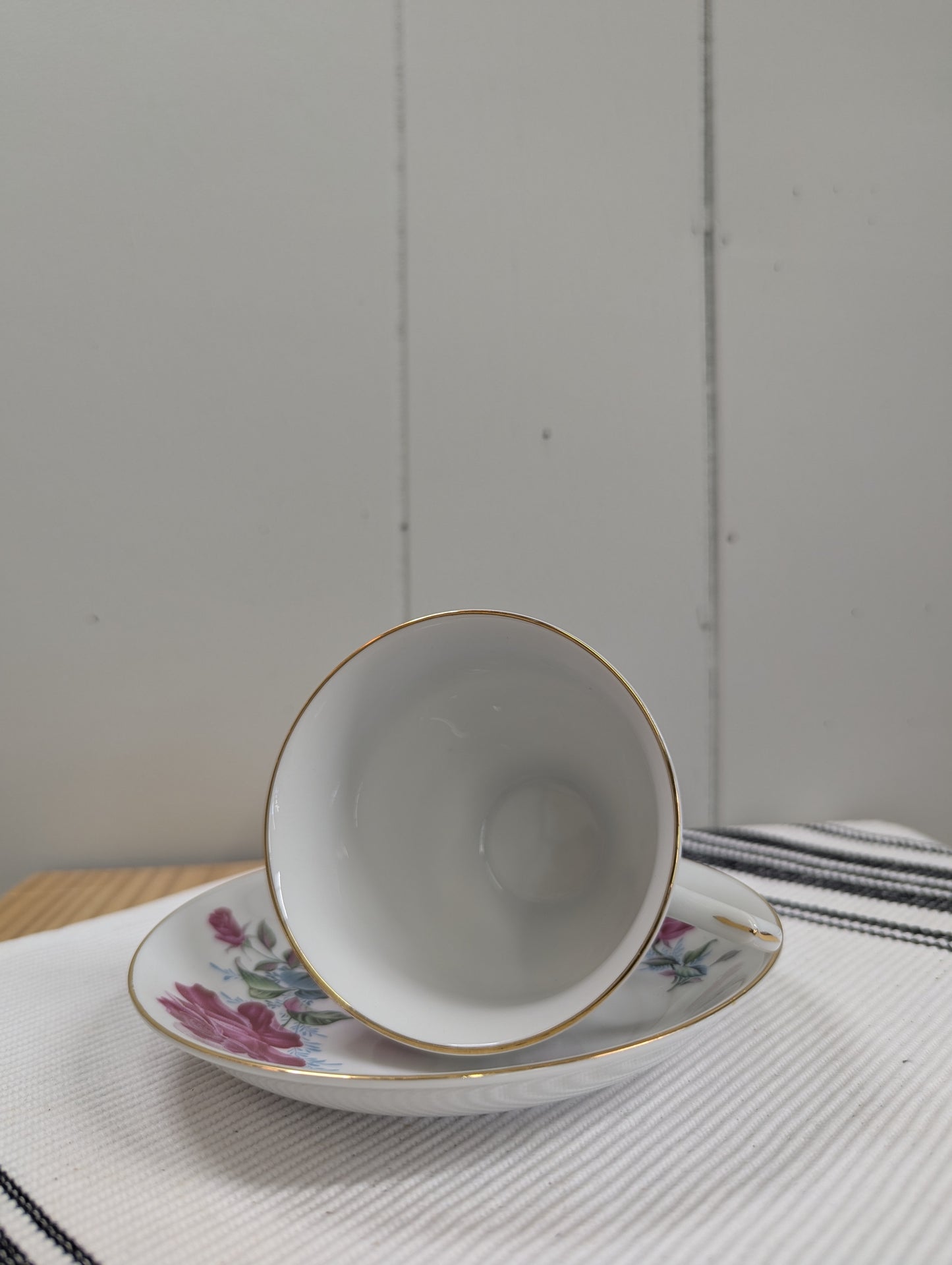 Nanjing Pagoda Teacup and Saucer