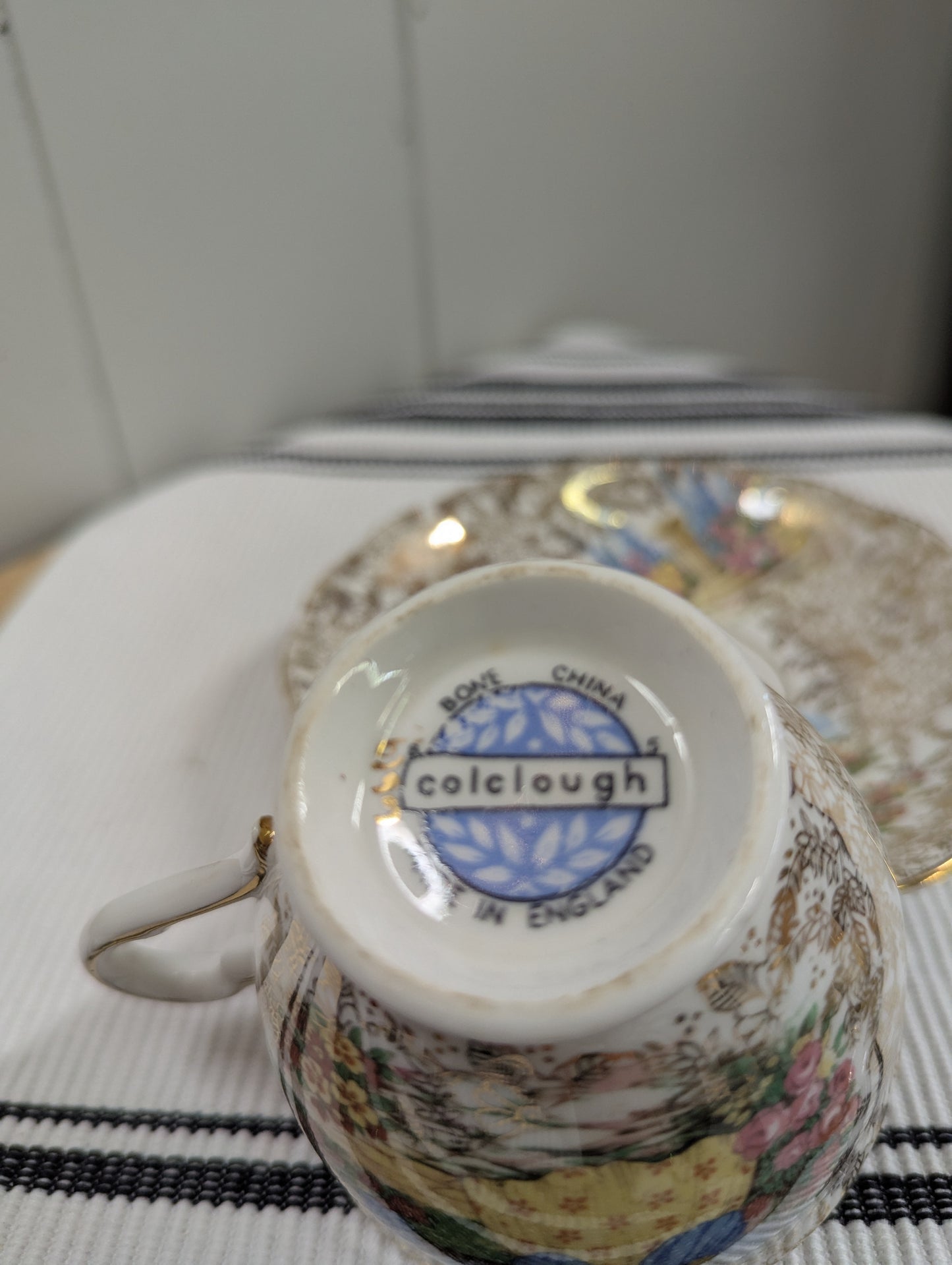 Coclough Lady in the Garden Teacup and Saucer