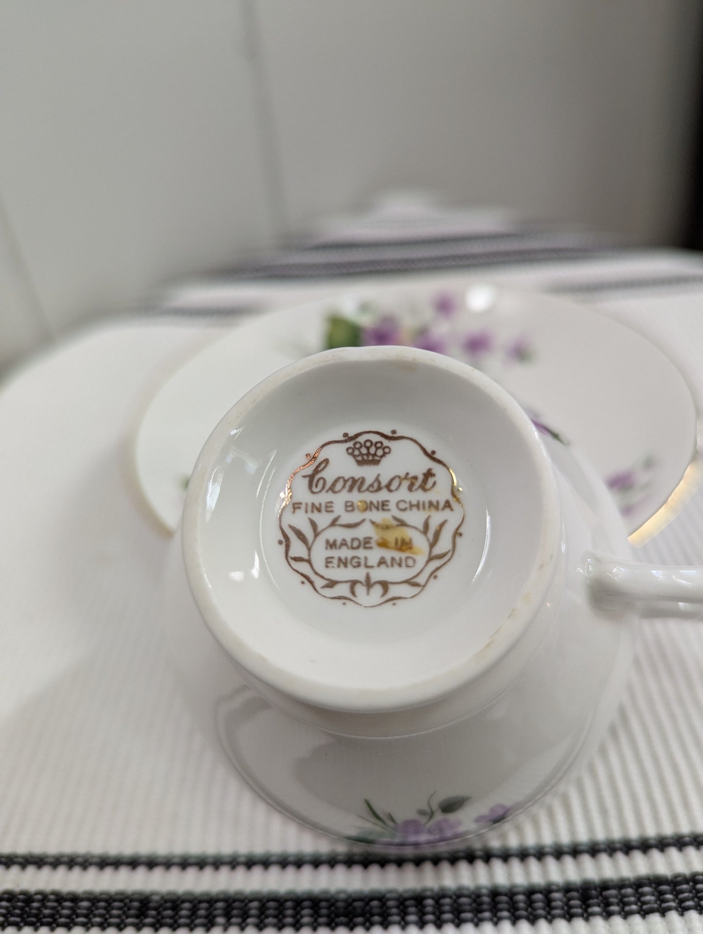 Consort Teacup and Saucer
