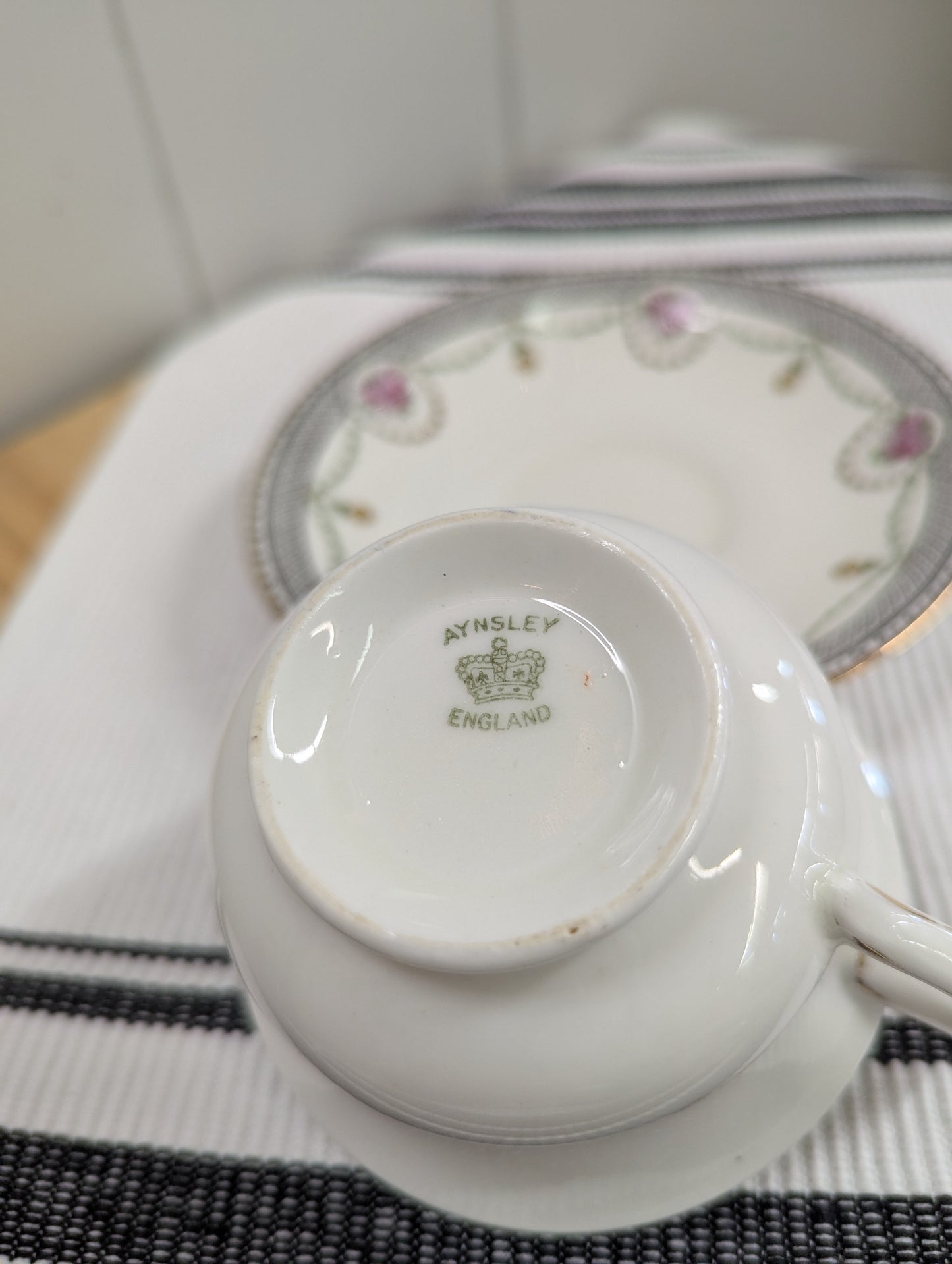 Aynsley Teacup and Saucer