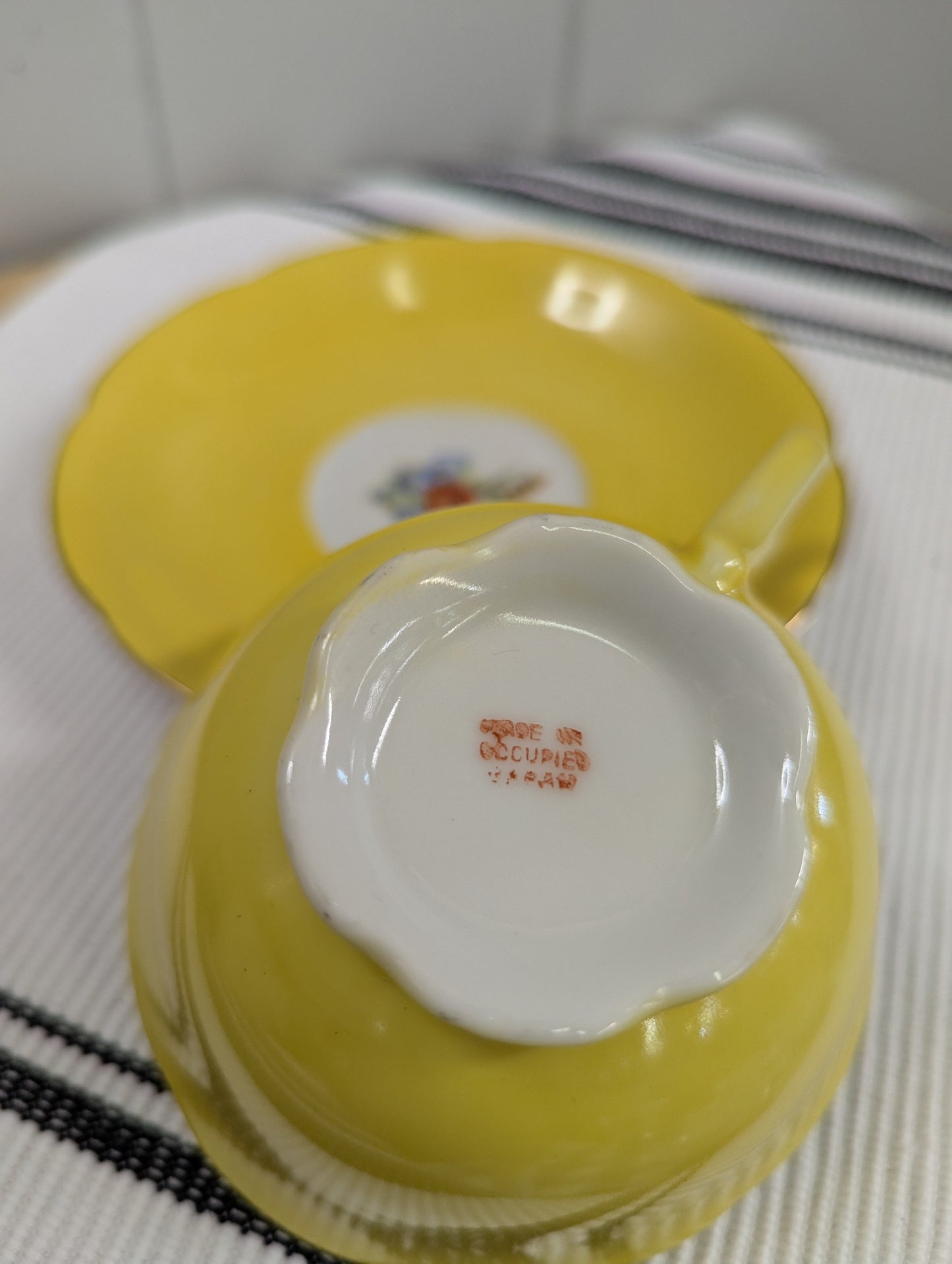 Castle China Teacup and Saucer