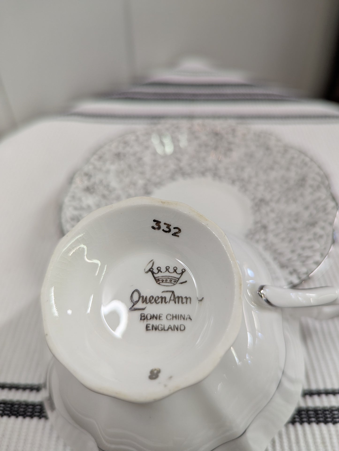 Wedding Anniversary Teacup and Saucer