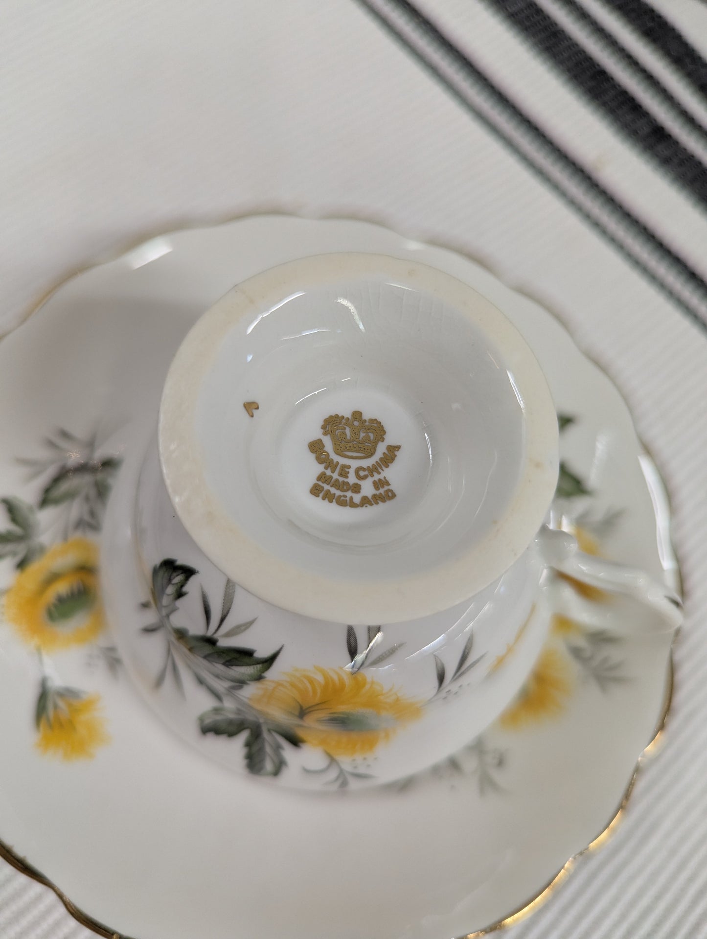 Teacup with Yellow Dandelions