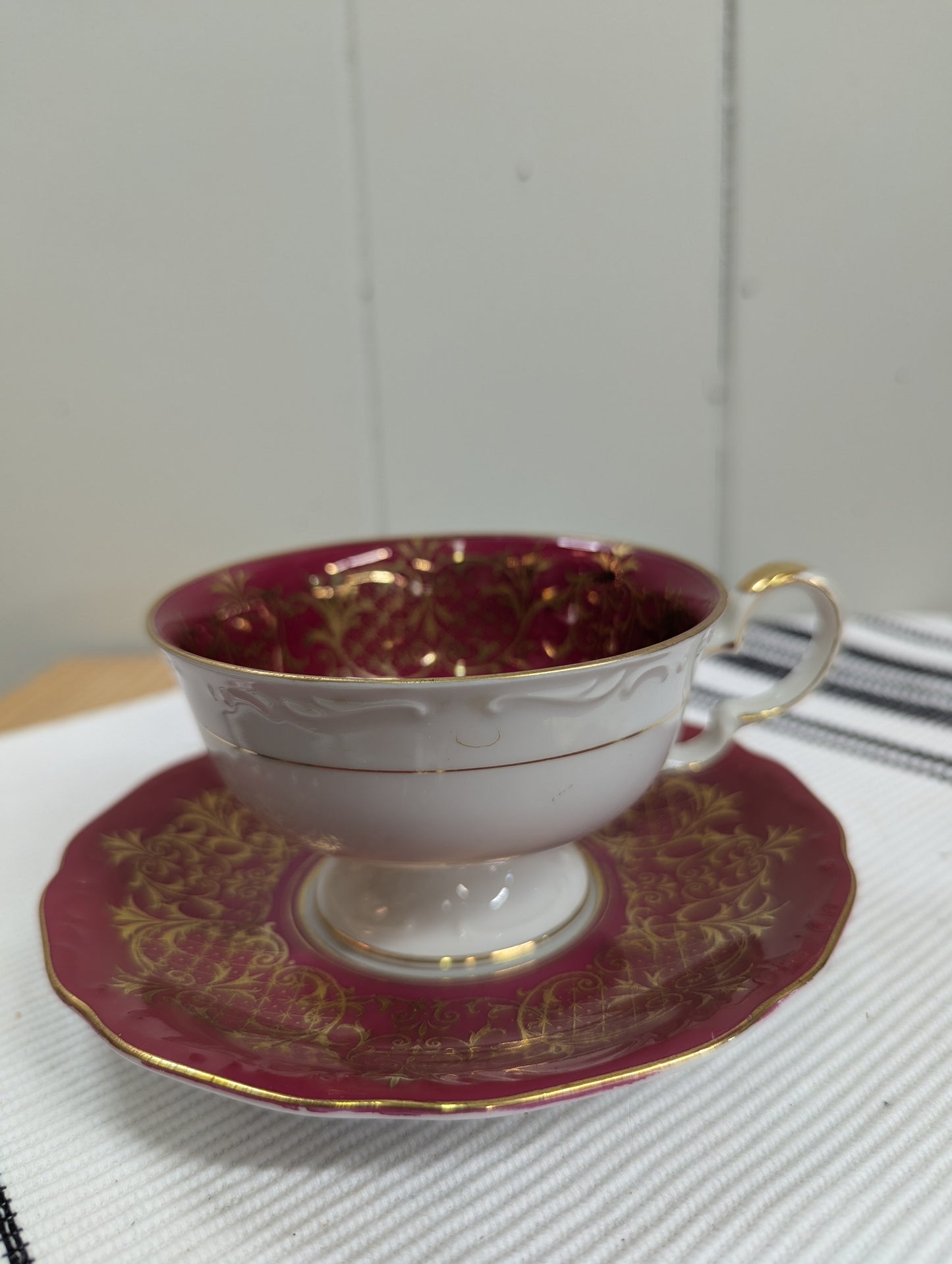 Shafford Teacup and Saucer