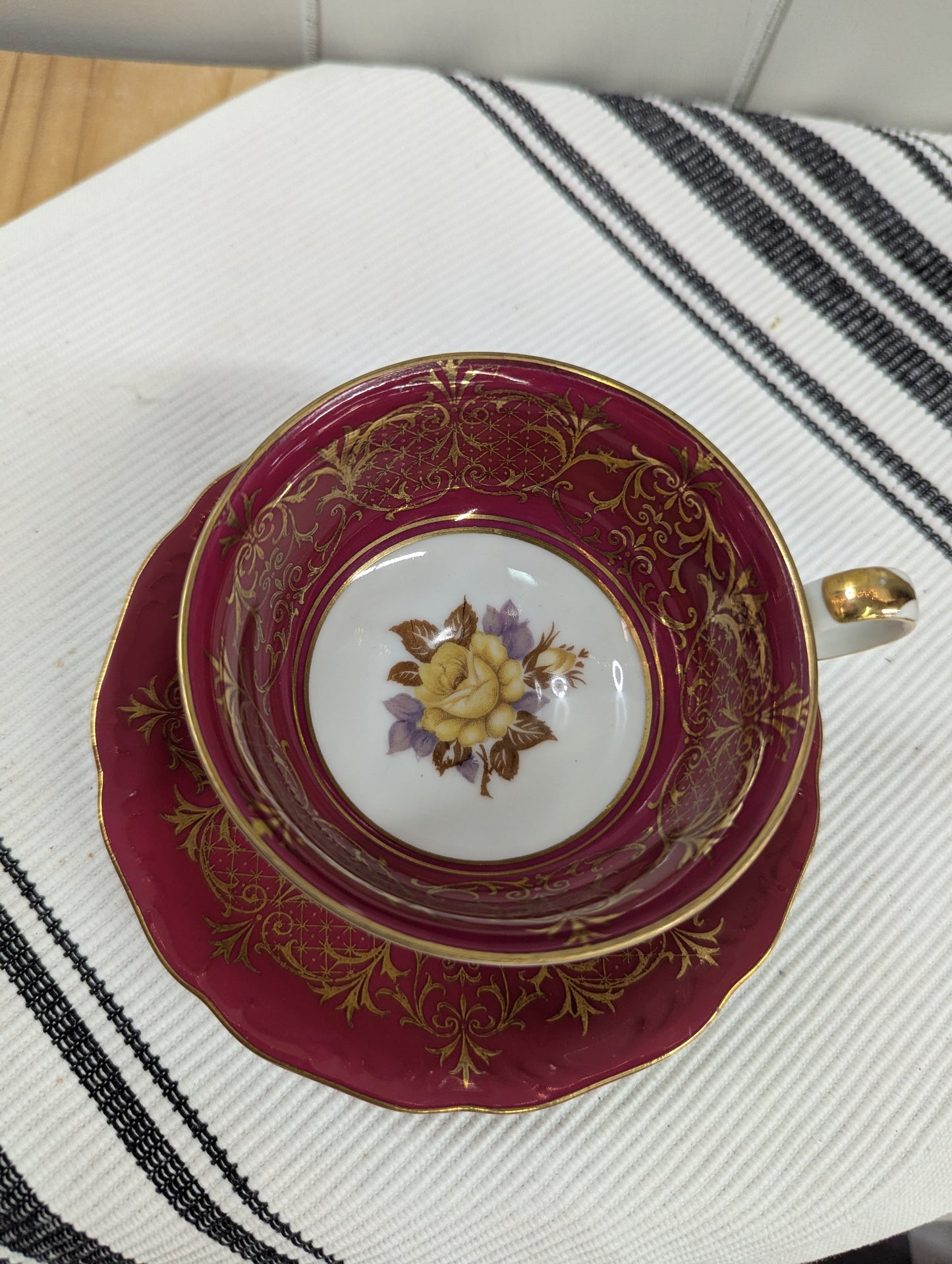 Shafford Teacup and Saucer