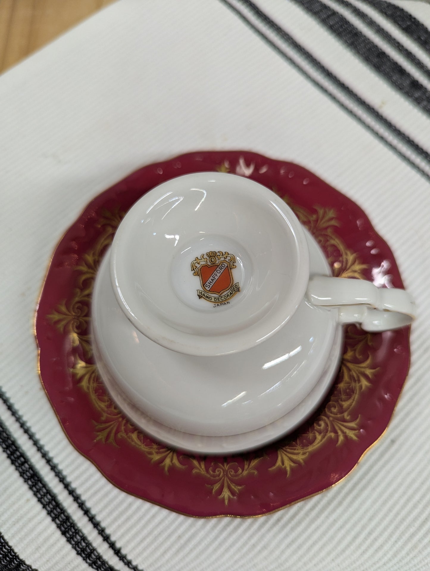 Shafford Teacup and Saucer