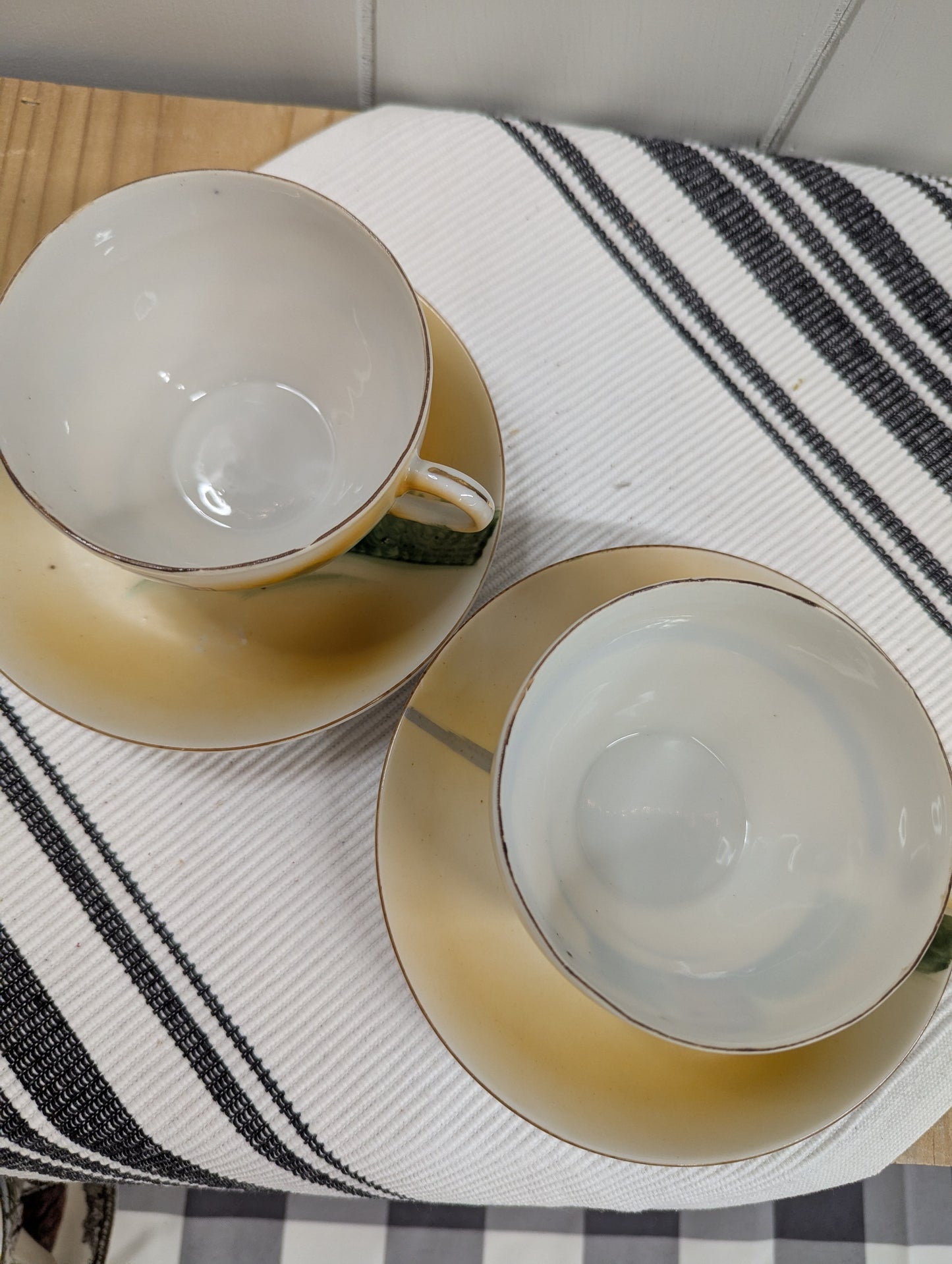 Windmill Teacups and Saucers