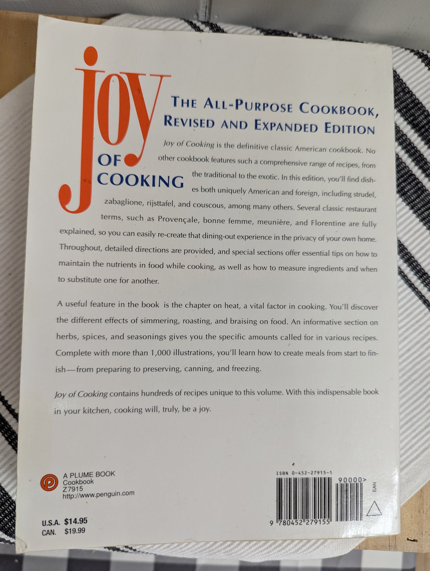 Joy of Cooking - The All Purpose Cookbook; 1997
