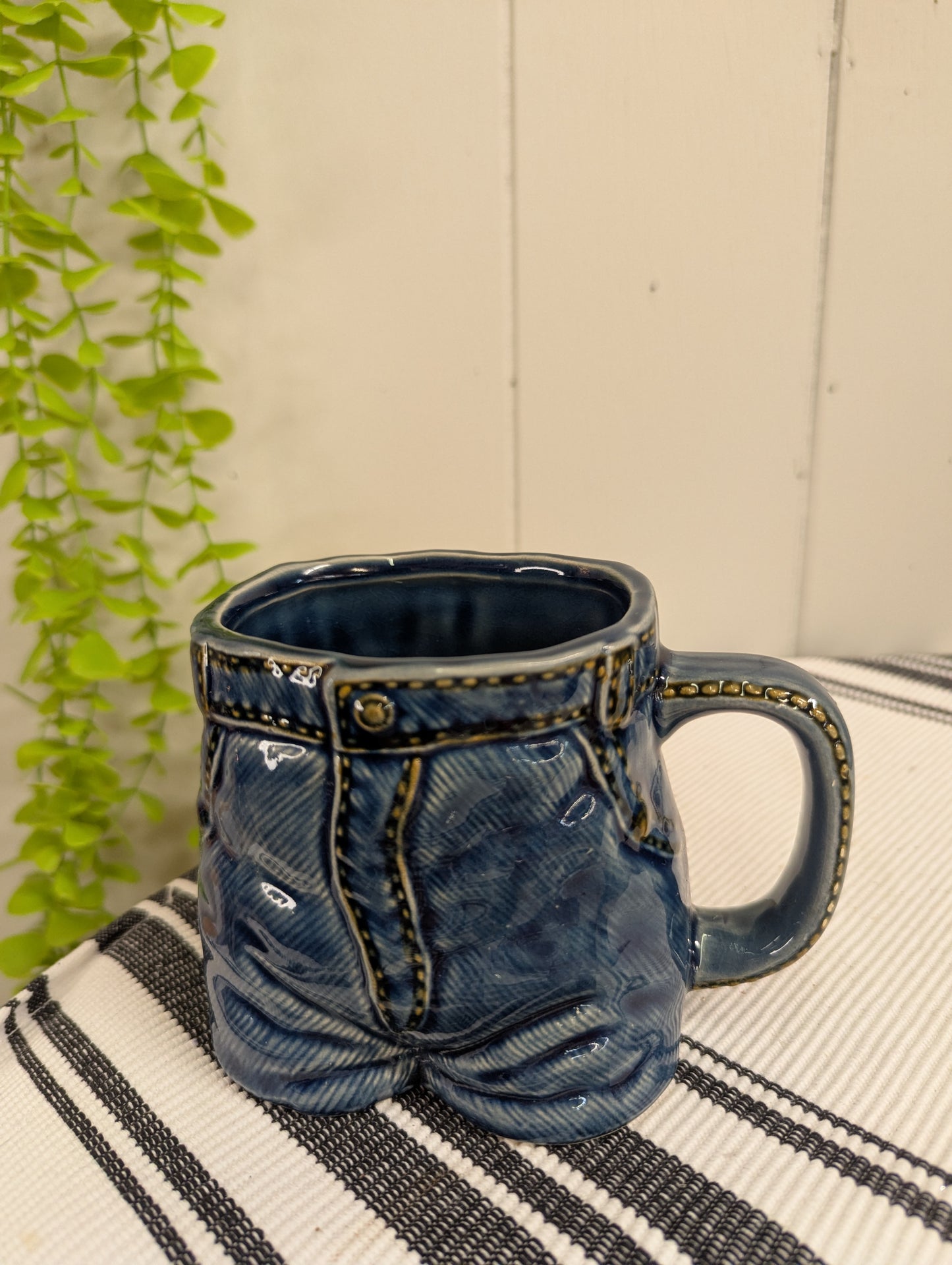 Blue Jeans Shaped Mug