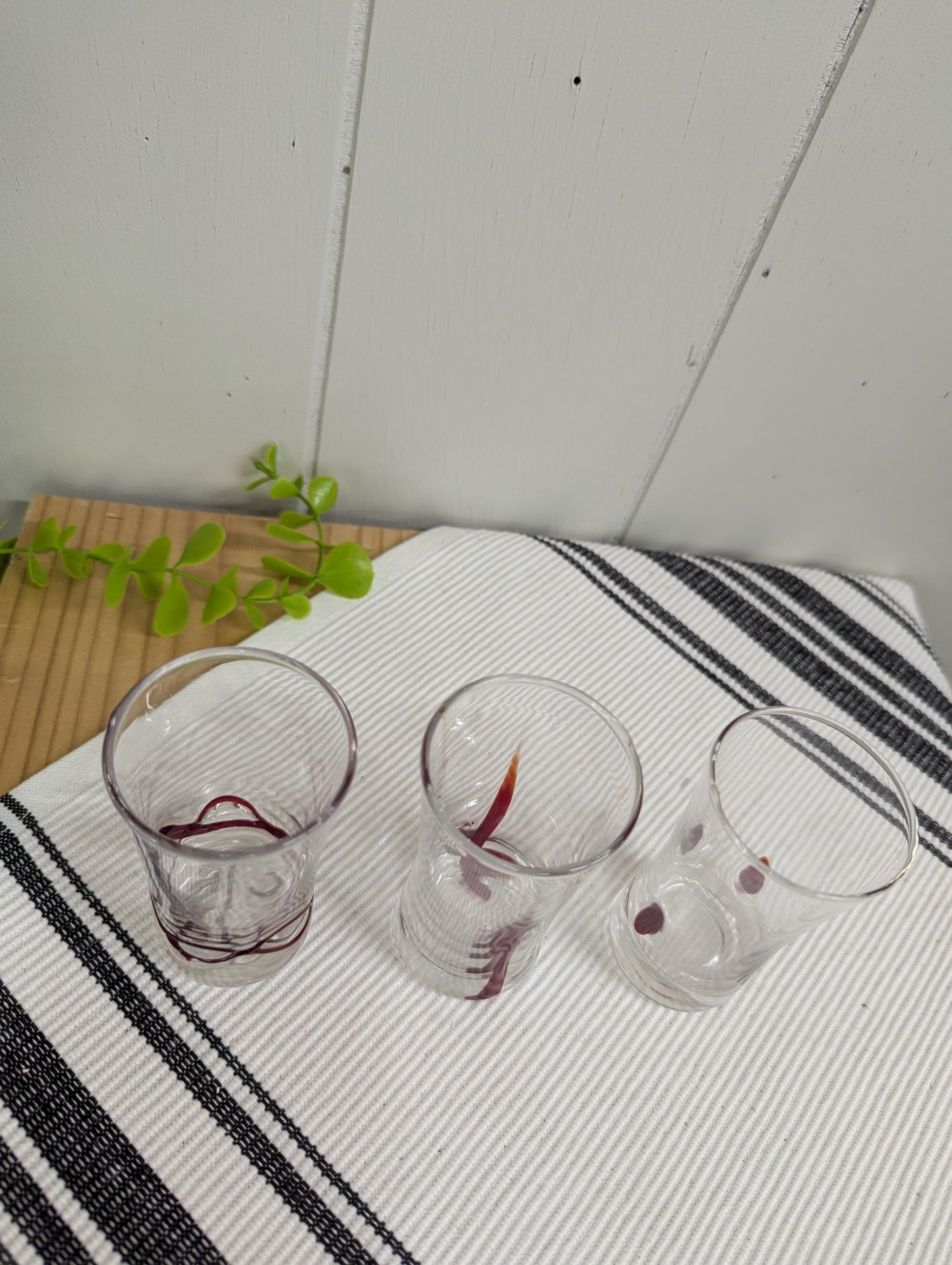 Blown Glass Shot Glasses