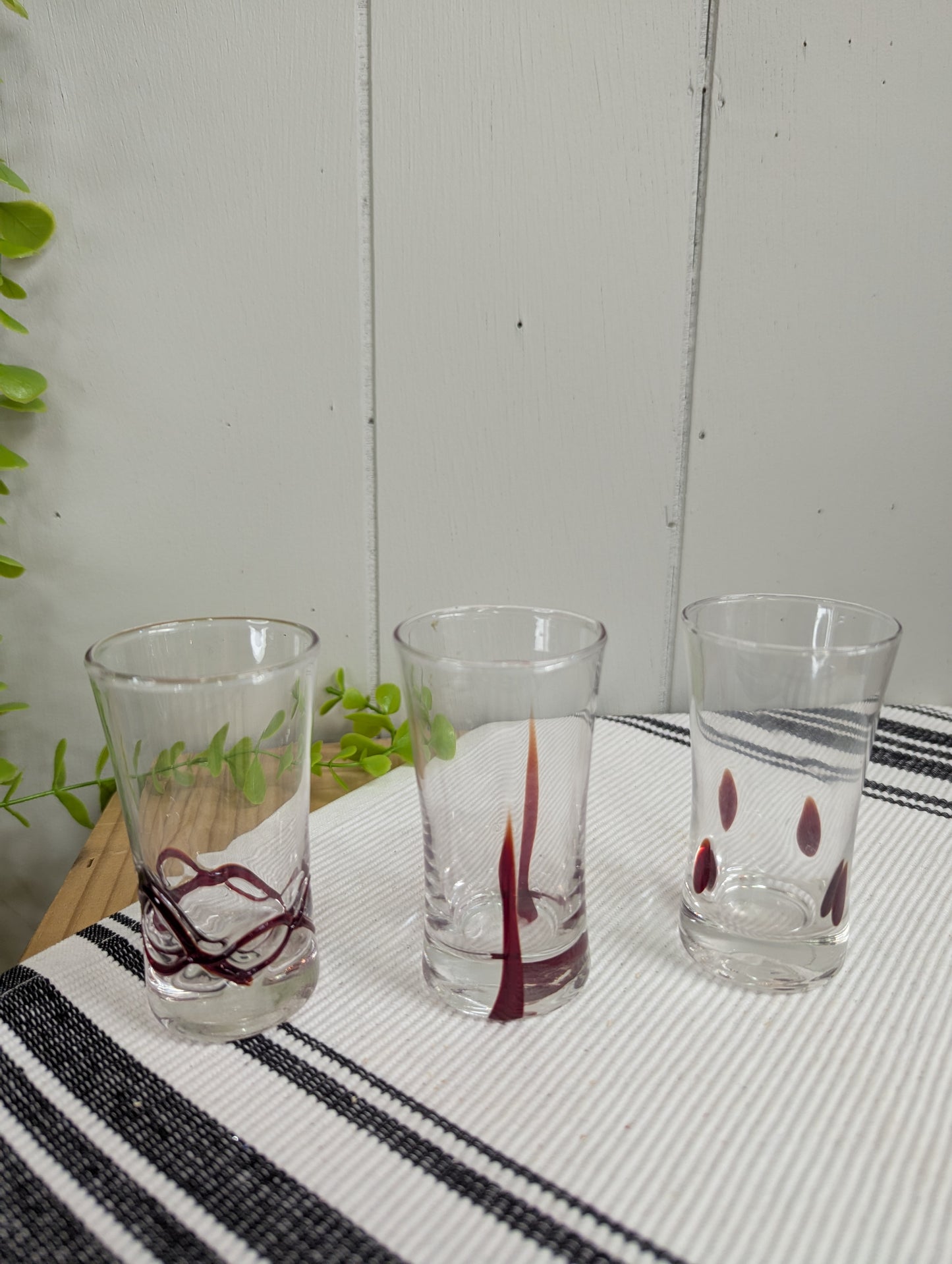 Blown Glass Shot Glasses