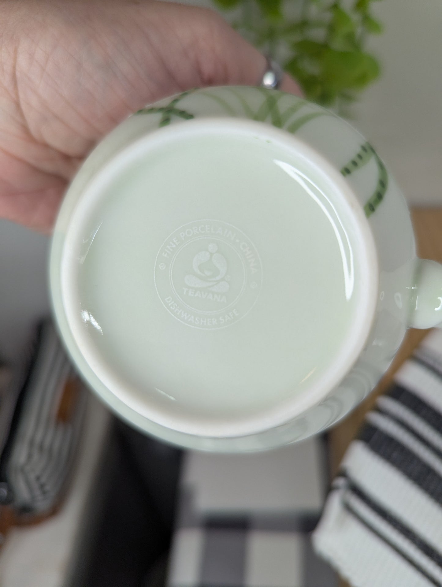 Teavana Ceramic Cup Strainer and Lid