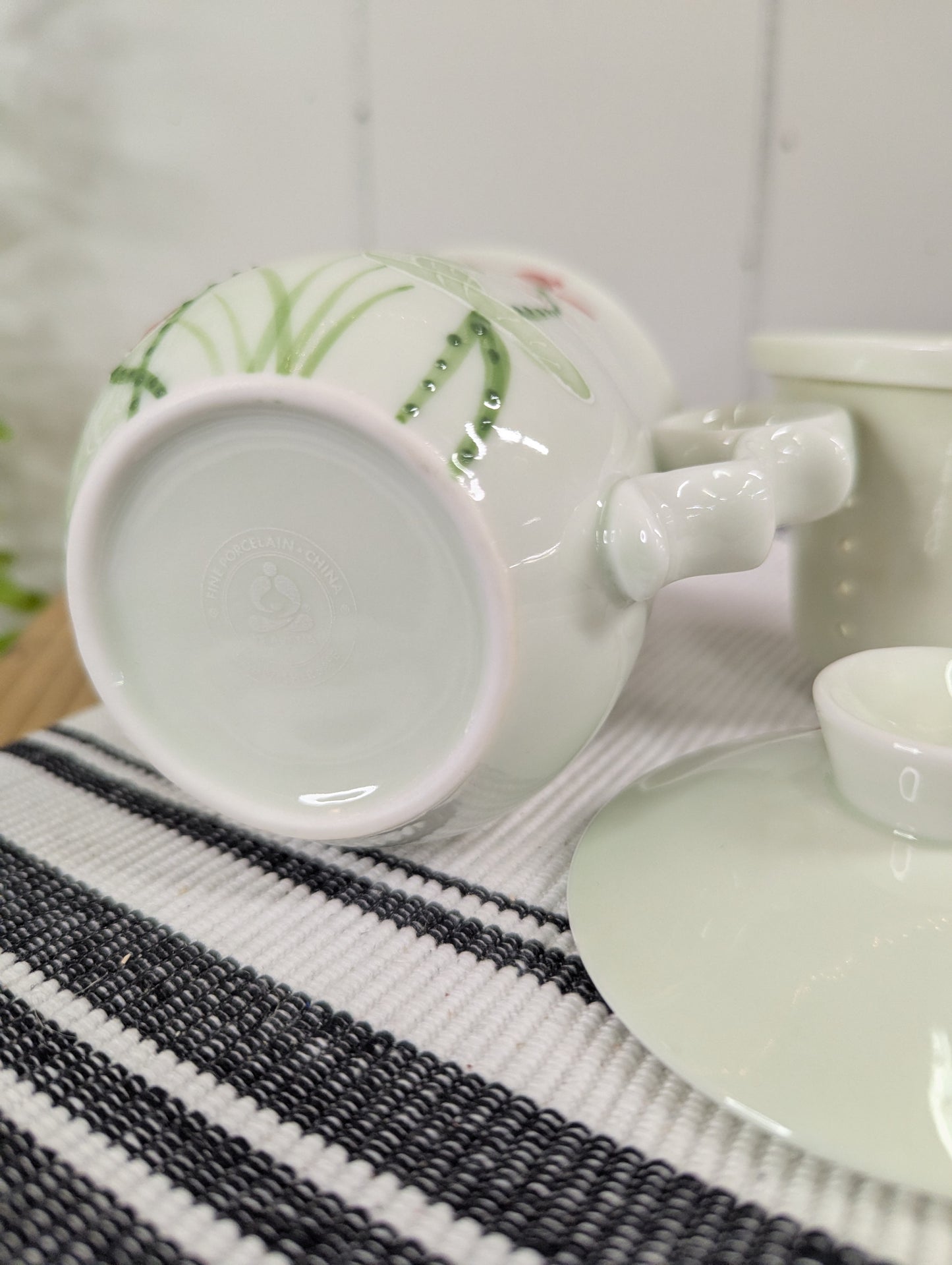 Teavana Ceramic Cup Strainer and Lid