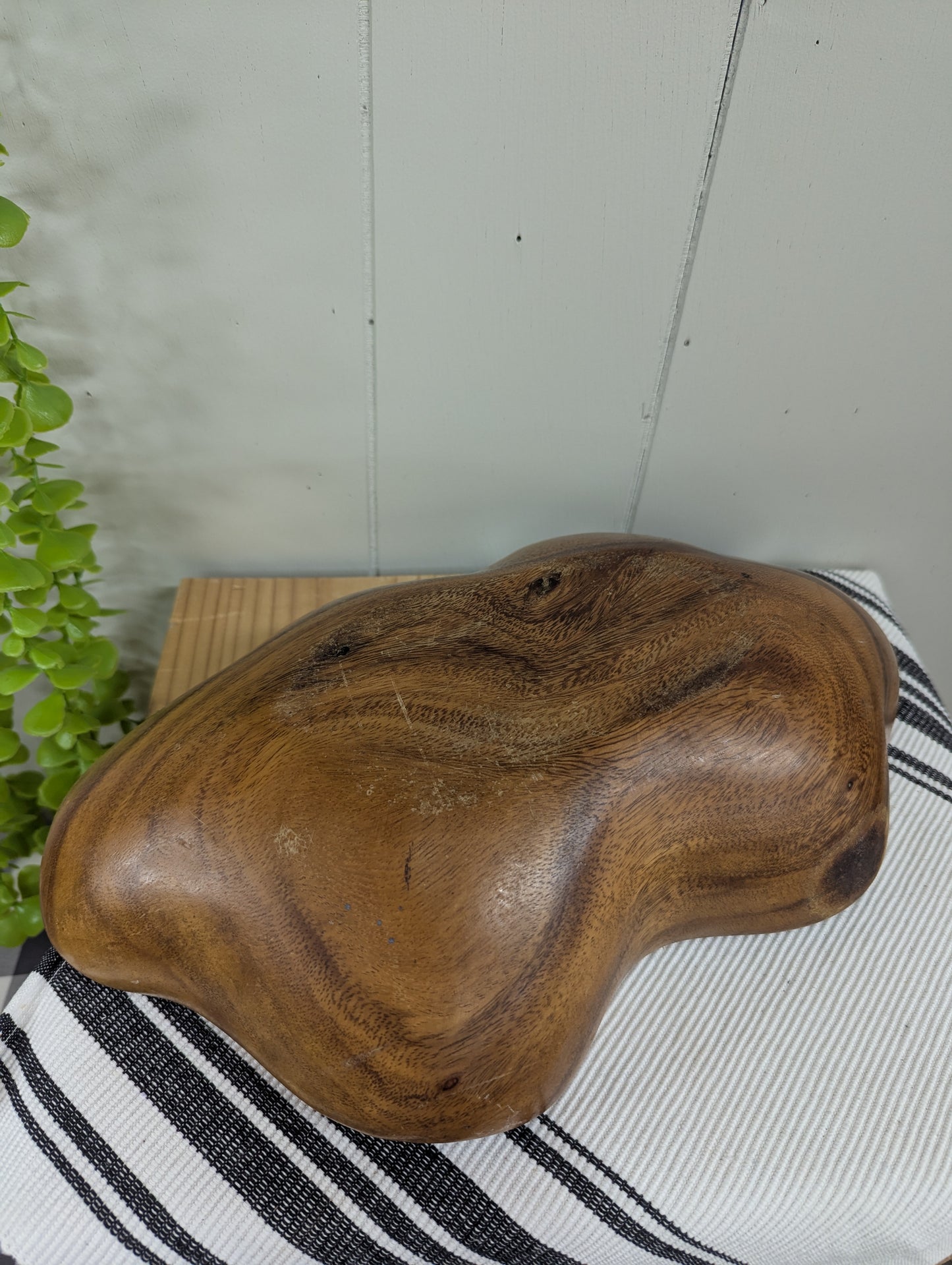 Organic Shaped Wooden Bowl