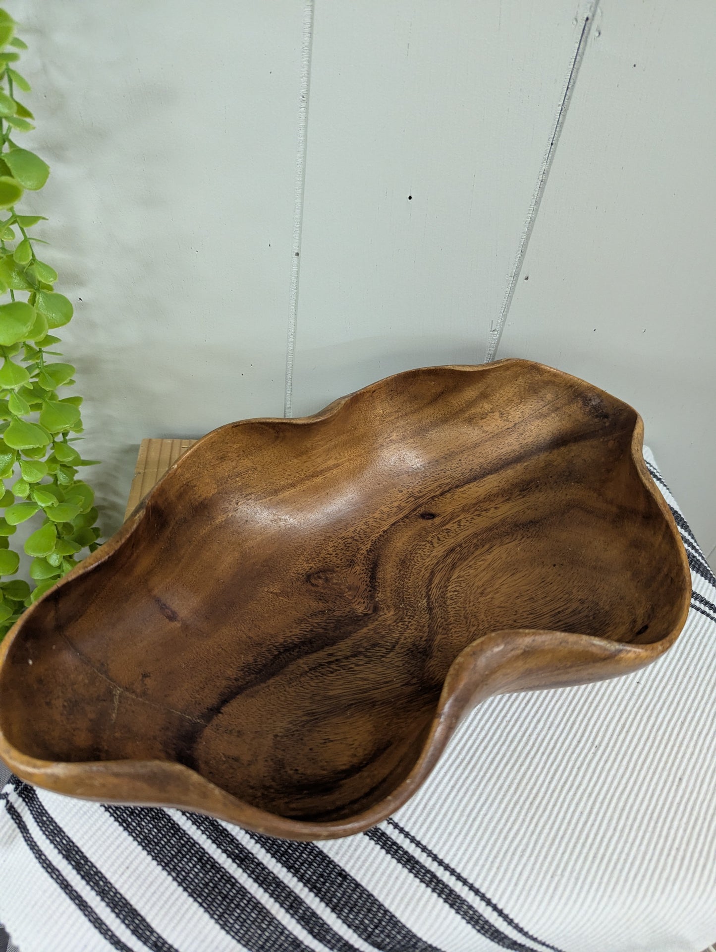 Organic Shaped Wooden Bowl