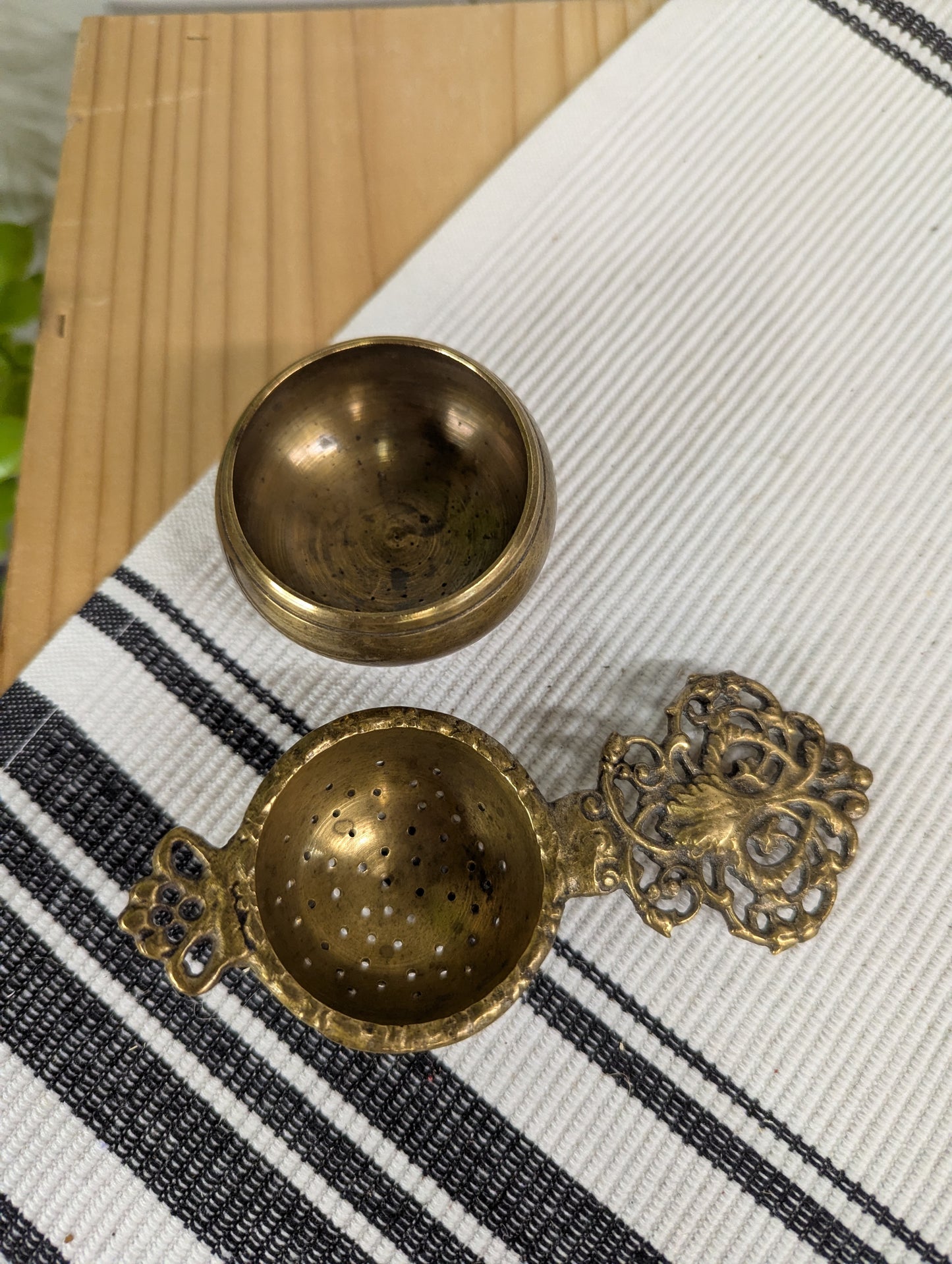 Brass Tea Strainer